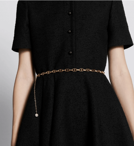 Dior o1w1db10525 Size : OS / B0524U 30 Jolie Chain Belt in Gold Size ONE SIZE - 4 Thumbnail