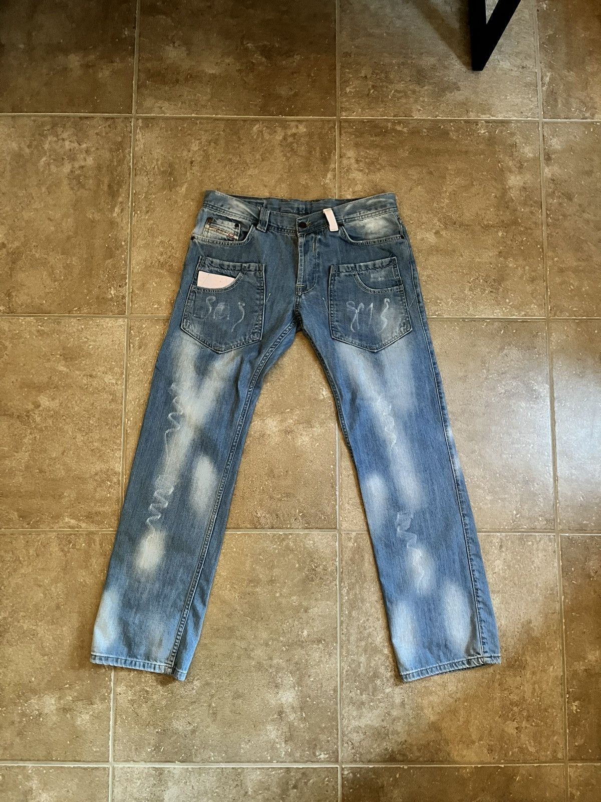 Diesel × Japanese Brand Diesel Grafiti Jeans ☄️ Size US 30 / EU 46 - 1 Thumbnail