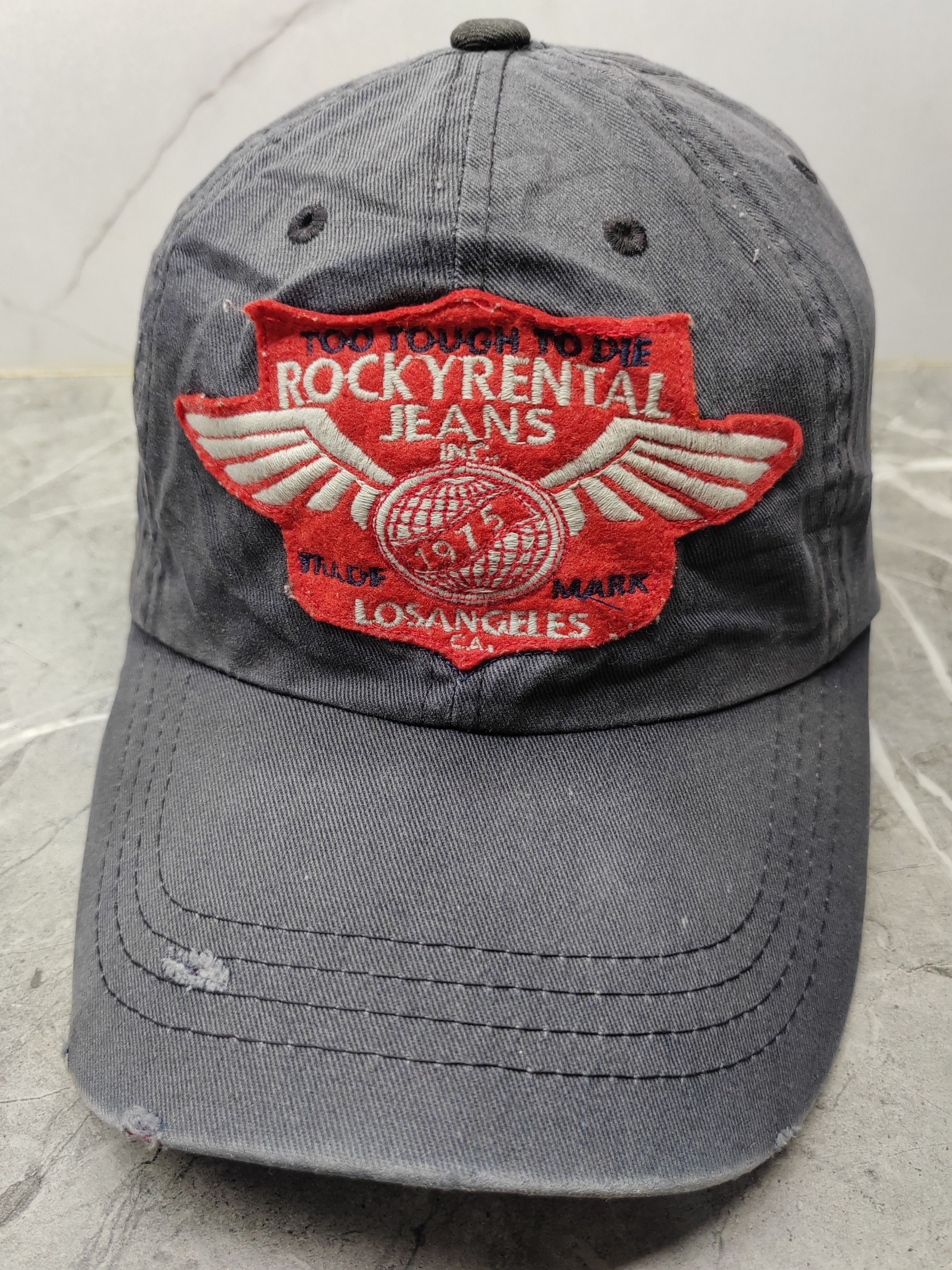 Japanese Brand Vintage Rocky Rental Distressed Style Cap Hat Size ONE SIZE - 1 Thumbnail