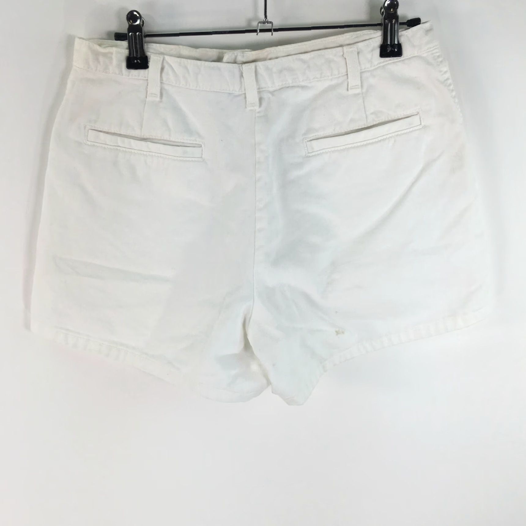 Ralph Lauren VINTAGE Polo Jeans Co Ralph Lauren Womens Chino High Rise White Shorts Size 6 Size 28" / US 6 / IT 42 - 2 Thumbnail