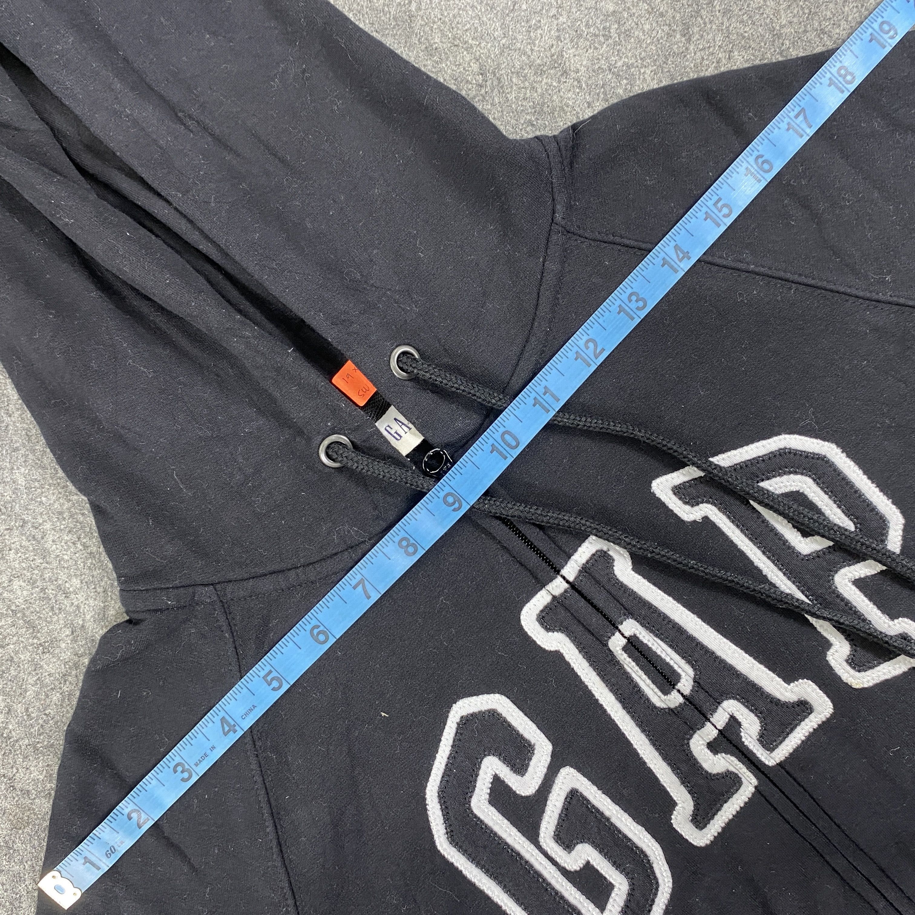 Gap Vintage Gap Black Hoodie -SW162 Size US XS / EU 42 / 0 - 12 Thumbnail