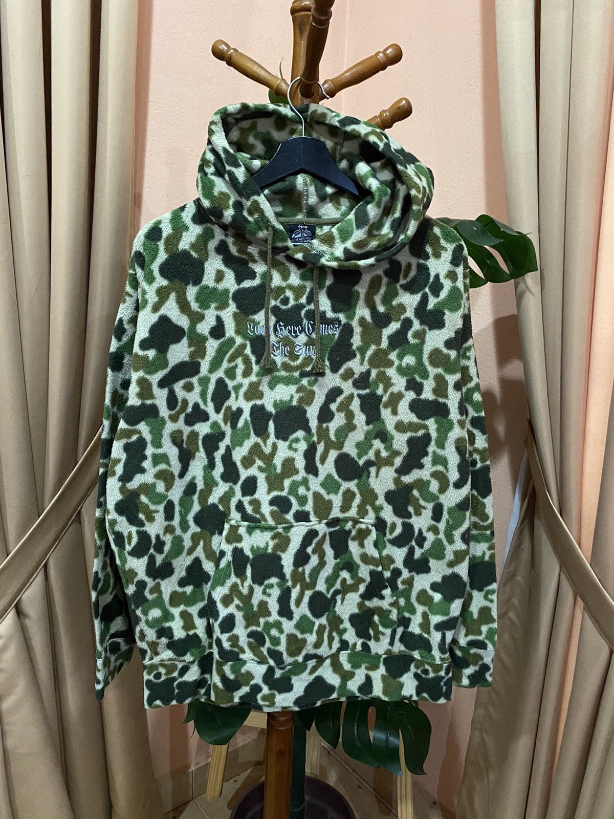 Japanese Brand × Vintage VINTAGE DIG DEEP DRAGON CAMO FLEECE PULLOVER HOODIE Size US L / EU 52-54 / 3 - 3 Thumbnail