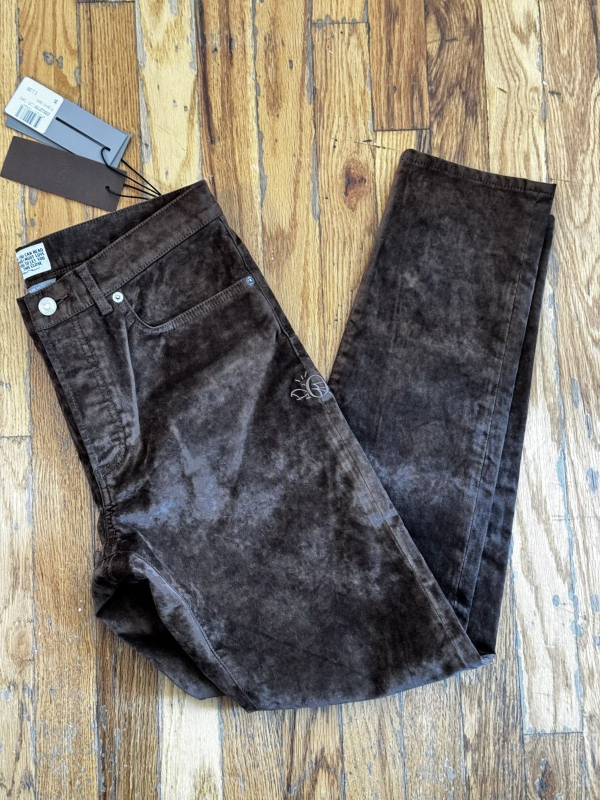 Dior × Kim Jones × Travis Scott DIOR 2022AW × CACTUS JACK SLIM FIT VELVET PANTS Size US 30 / EU 46 - 14 Thumbnail