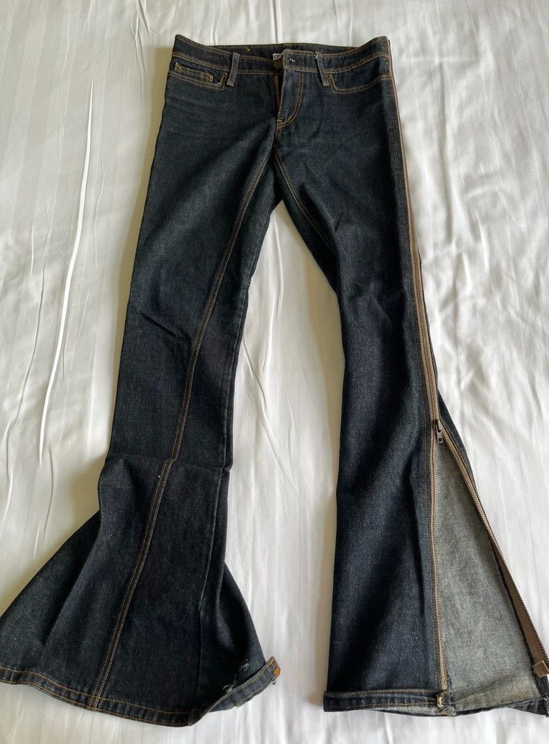 Yohji Yamamoto Vintage Deconstructed Zipper Jeans with Removable Legs-2506 Size 28" / US 6 / IT 42 - 3 Thumbnail