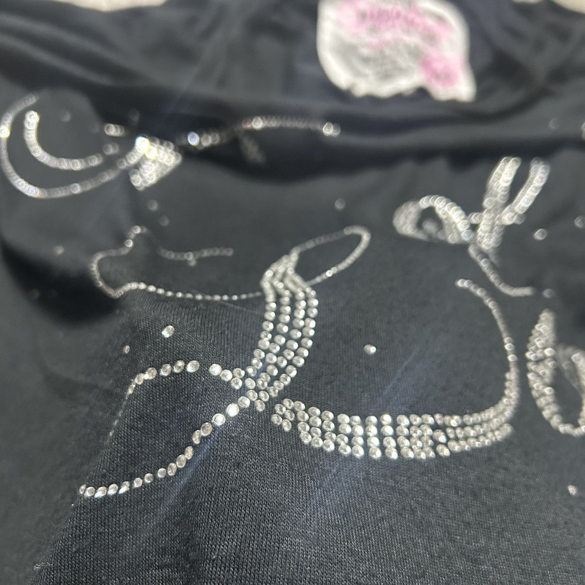 Dig Deep Y2K Style Dig Deep Lace Up Rhinestone Flow Top Size L / US 10 / IT 46 - 4 Thumbnail