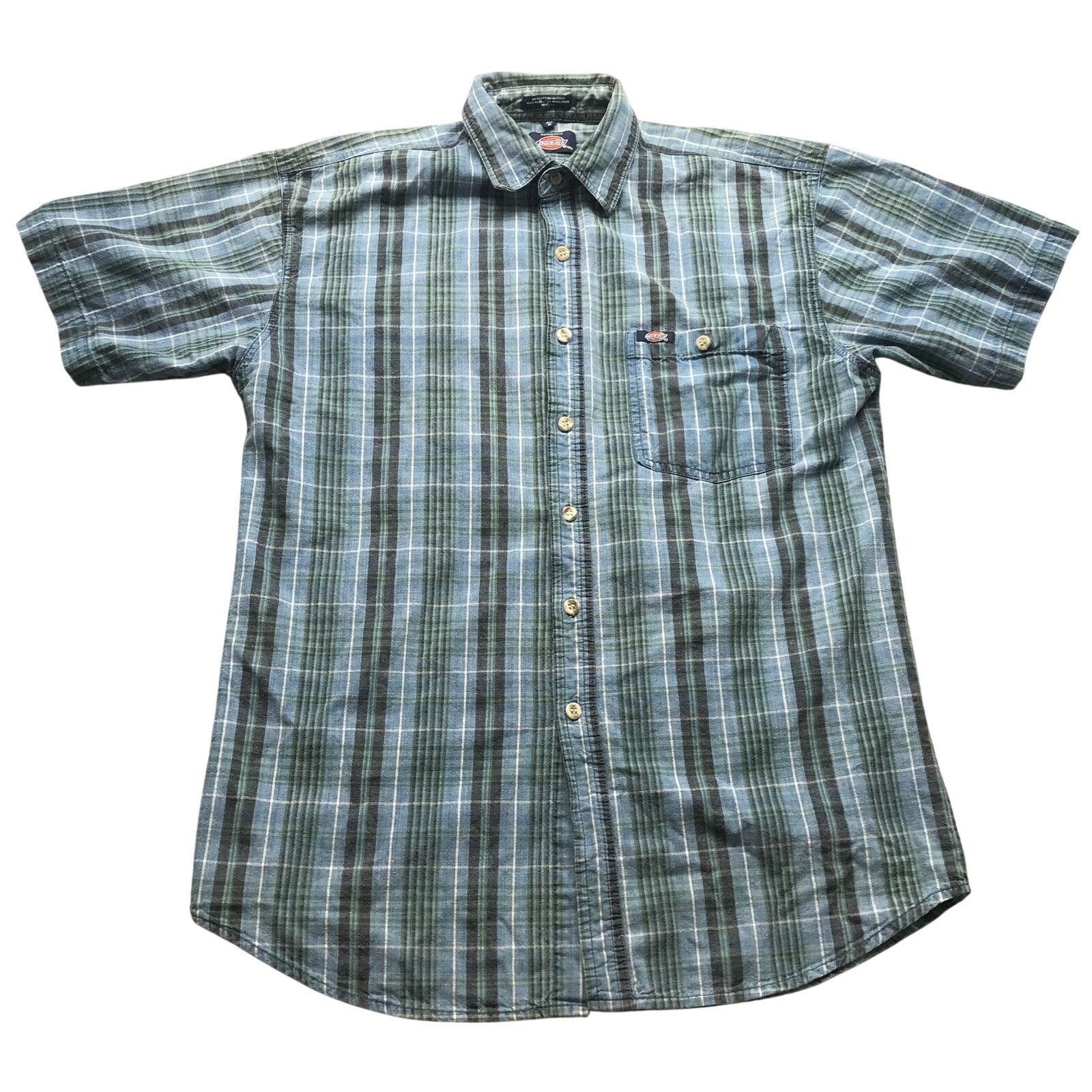Dickies VTG Dickies Authentic Button Up Shirt Mens Medium M Plaid Size US M / EU 48-50 / 2 - 1 Thumbnail