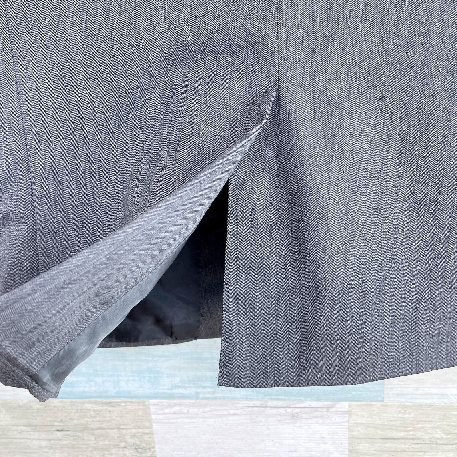 Jos. A. Bank Jos A Bank Signature Suit Gray Herringbone 40S Size 40S - 7 Thumbnail