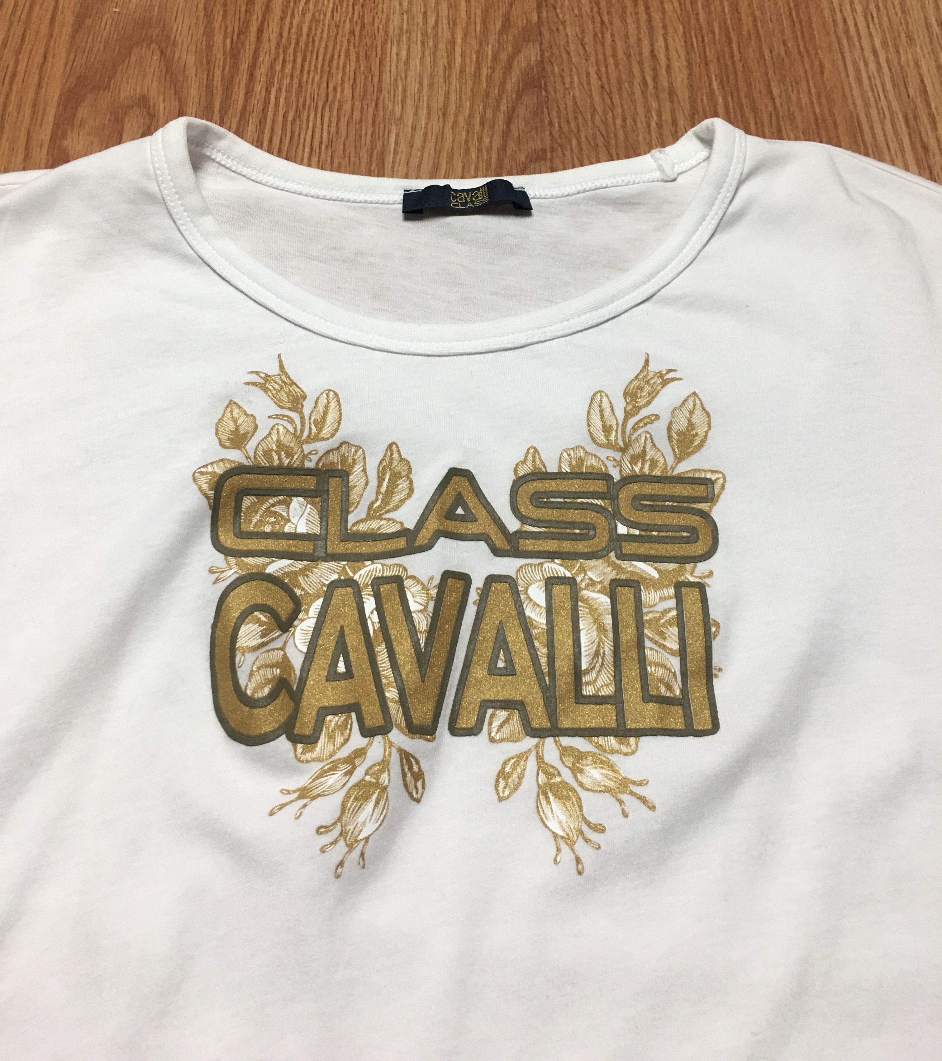 Cavalli Class Cavalli Class Logo Print Cotton T-Shirt Size M Size M / US 6-8 / IT 42-44 - 8 Thumbnail
