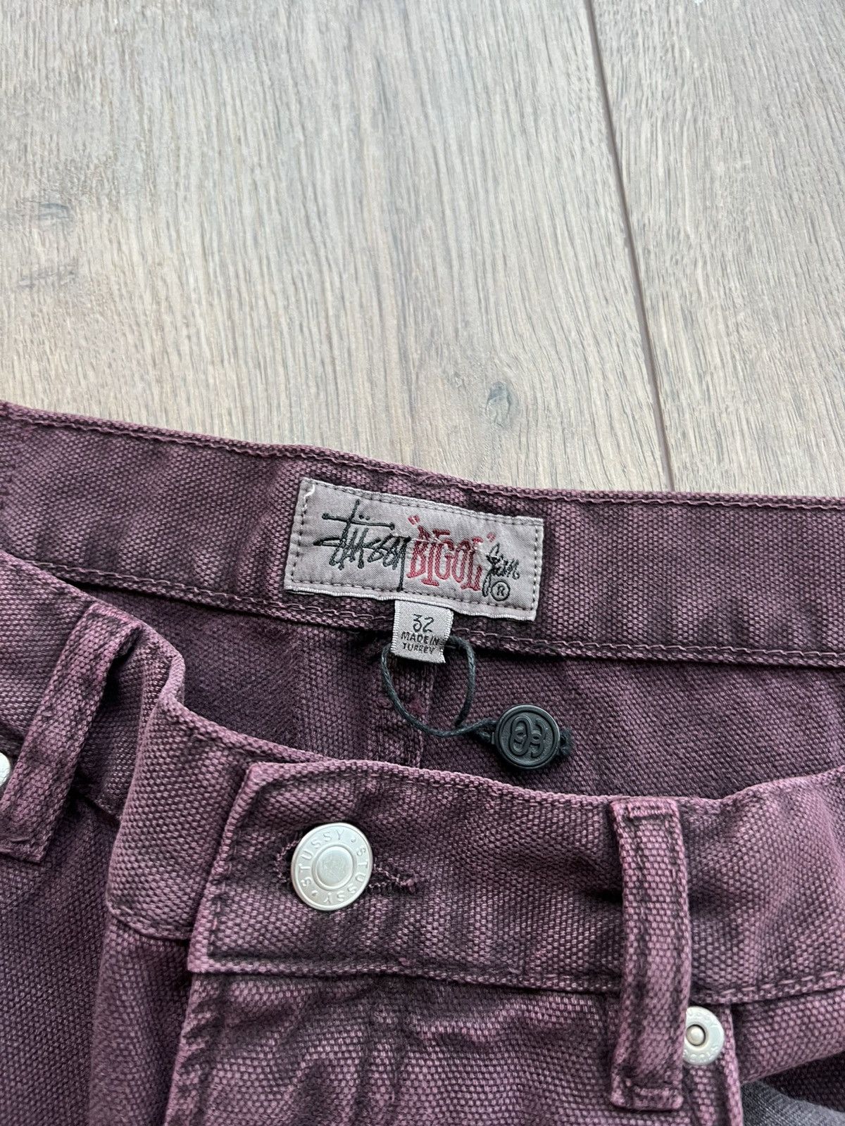 Stussy Stussy Canvas 8 Ball Big Ol Jean Purple Size 32 Size US 32 / EU 48 - 4 Thumbnail