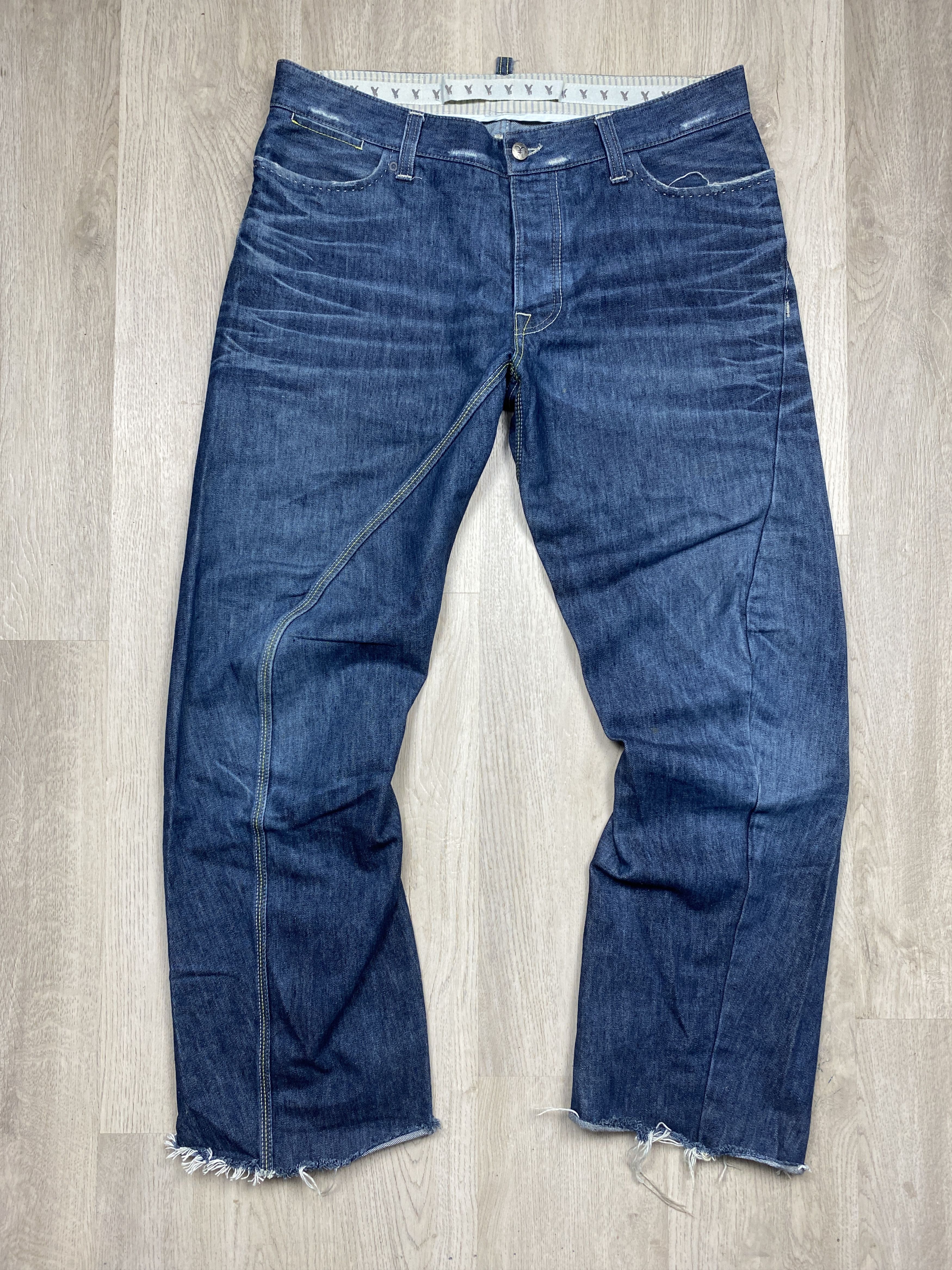 Japanese Brand Michiko Koshino Vintage Japanese Denim Pants Jeans Size US 36 / EU 52 - 5 Thumbnail