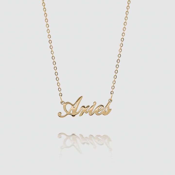 Other × Vintage Zodiac name necklace gold Size ONE SIZE - 1 Preview