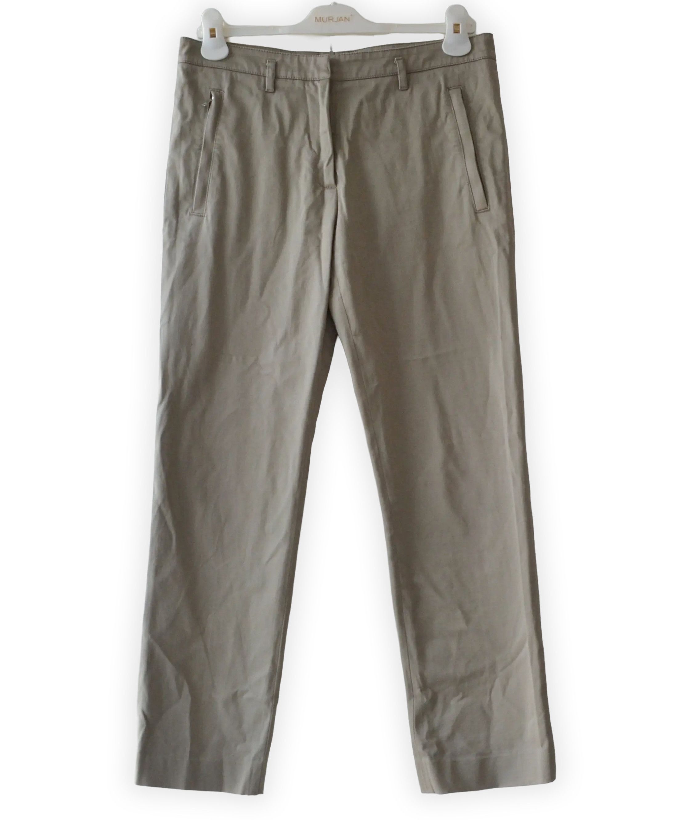 Prada 🔴 PRADA Pants Trousers Cotton Zip Pockets Olive Sport Size 28" / US 6 / IT 42 - 2 Thumbnail