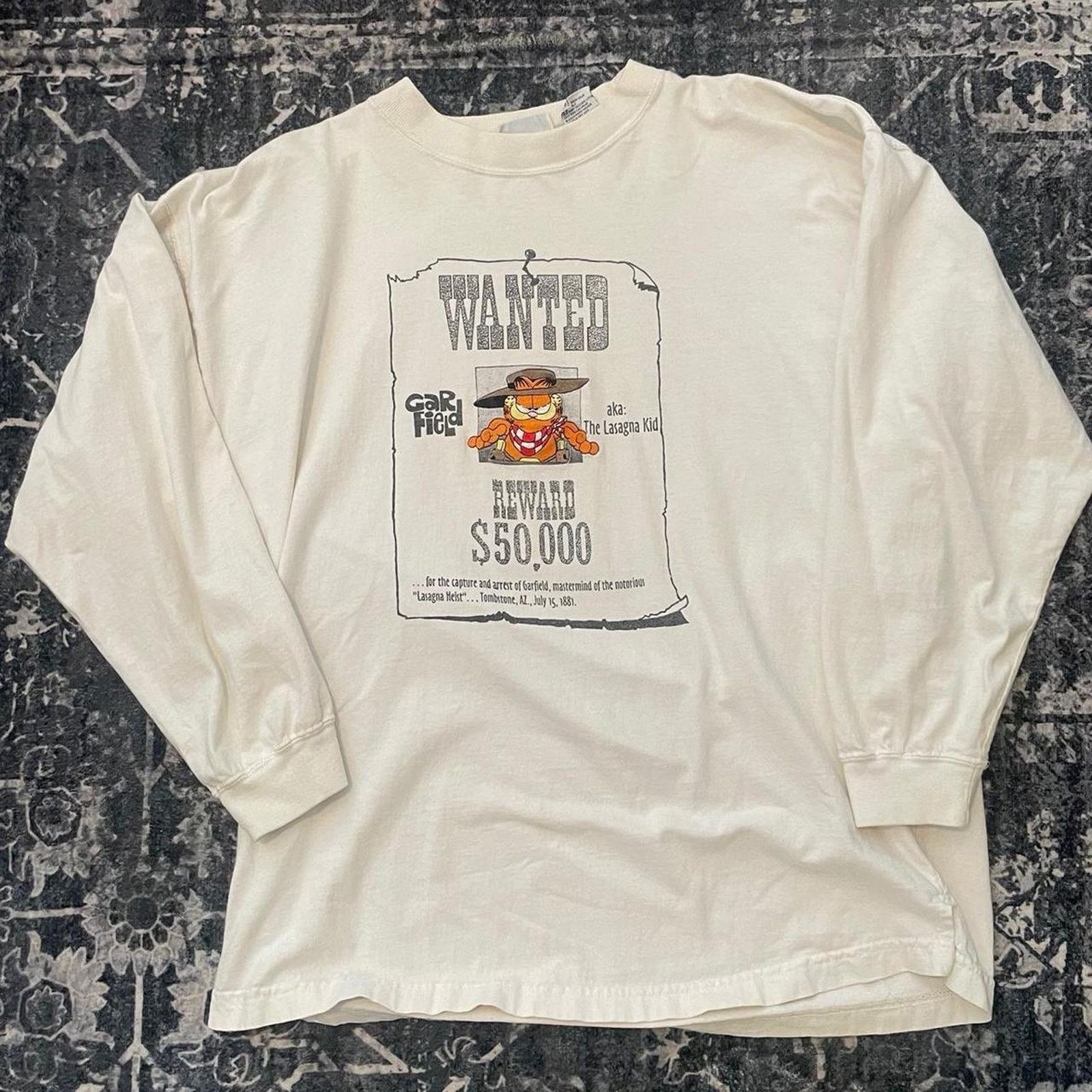 Other Garfield vintage cowboy western wanted long sleeve Size US L / EU 52-54 / 3 - 1 Thumbnail