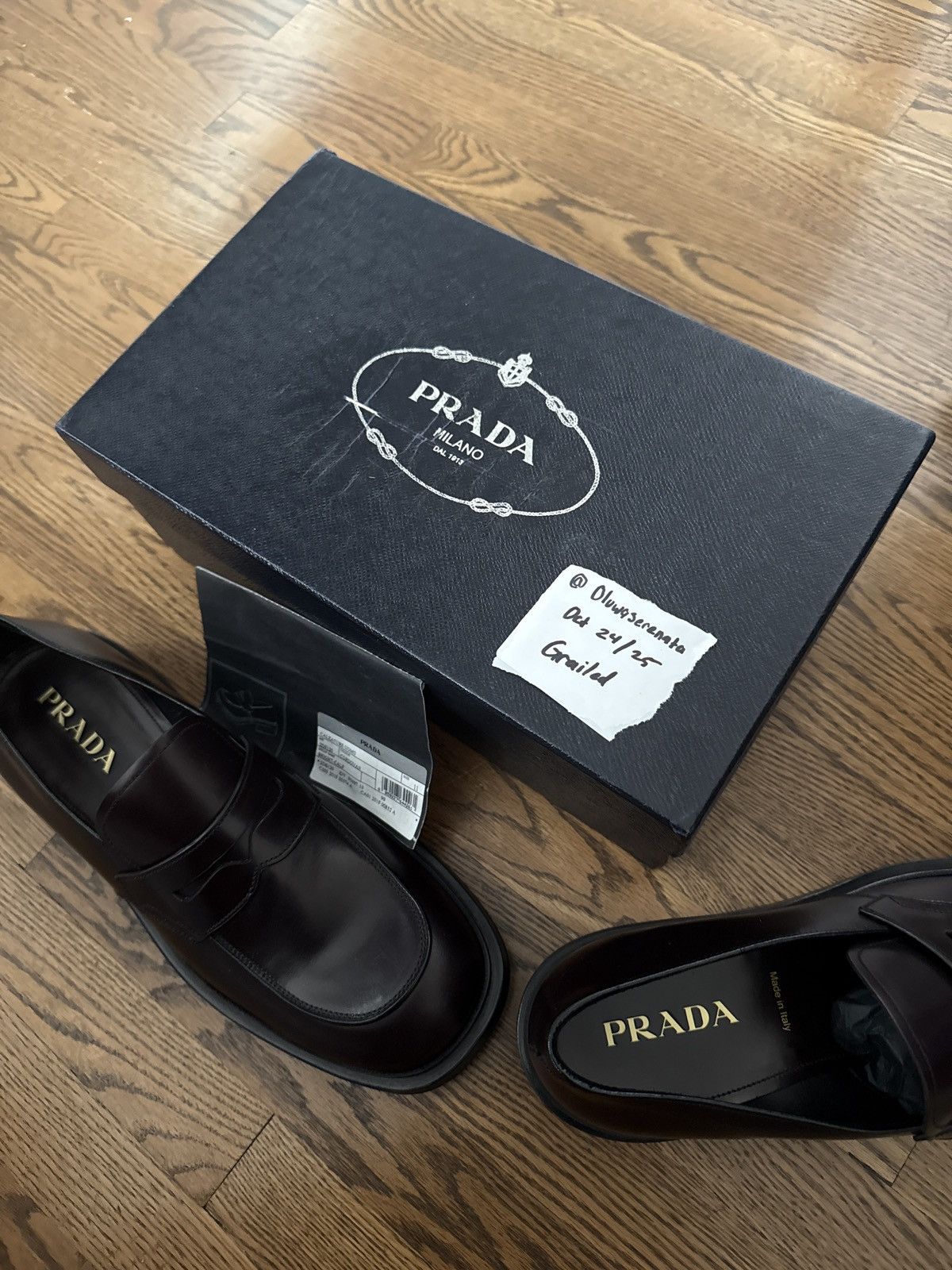 Prada Prada Penny Loafers Size US 11 / EU 44 - 3 Thumbnail