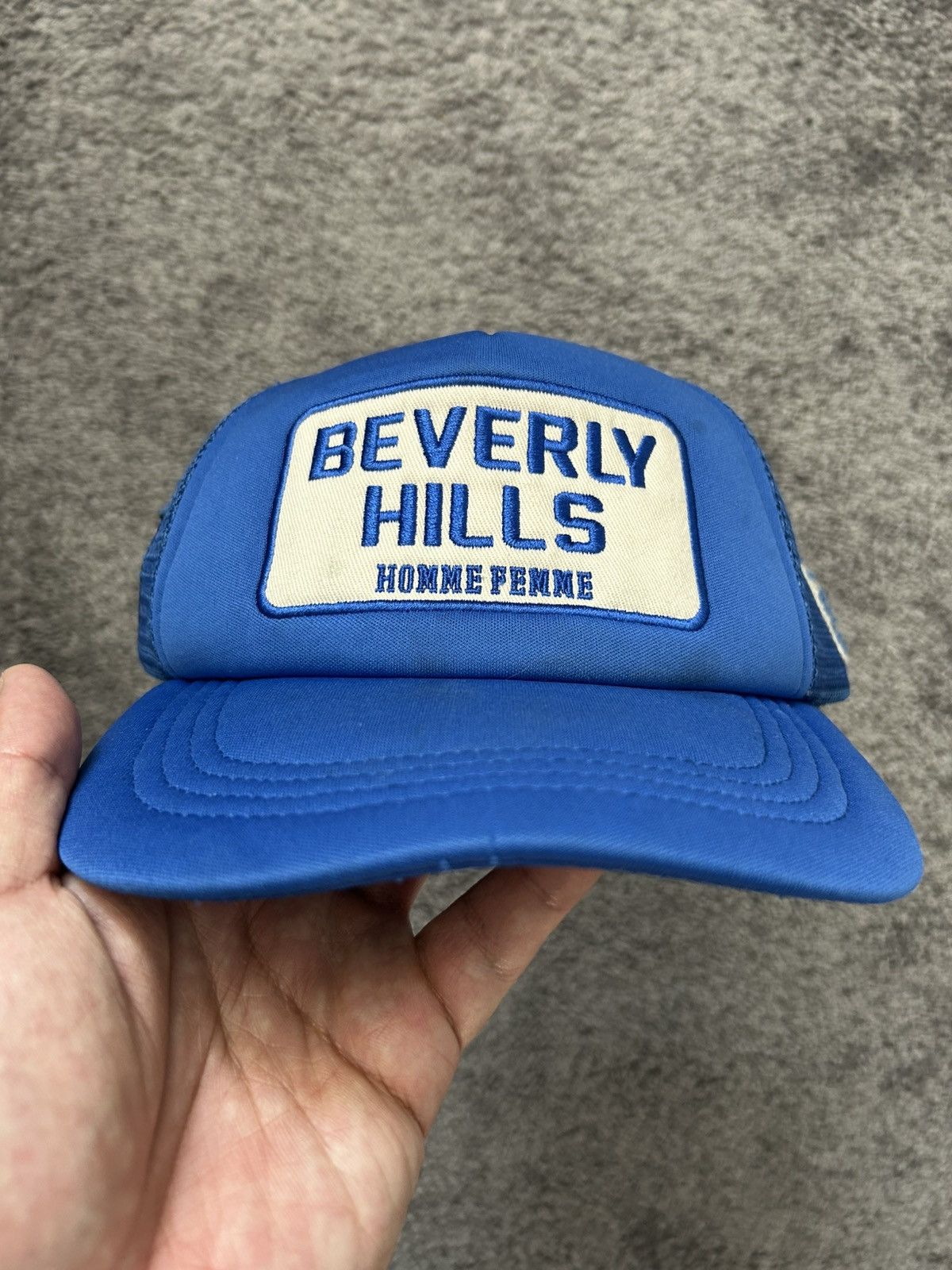 Homme + Femme La Homme Femme Beverley Hills Trucker Hat Blue Size ONE SIZE - 1 Thumbnail