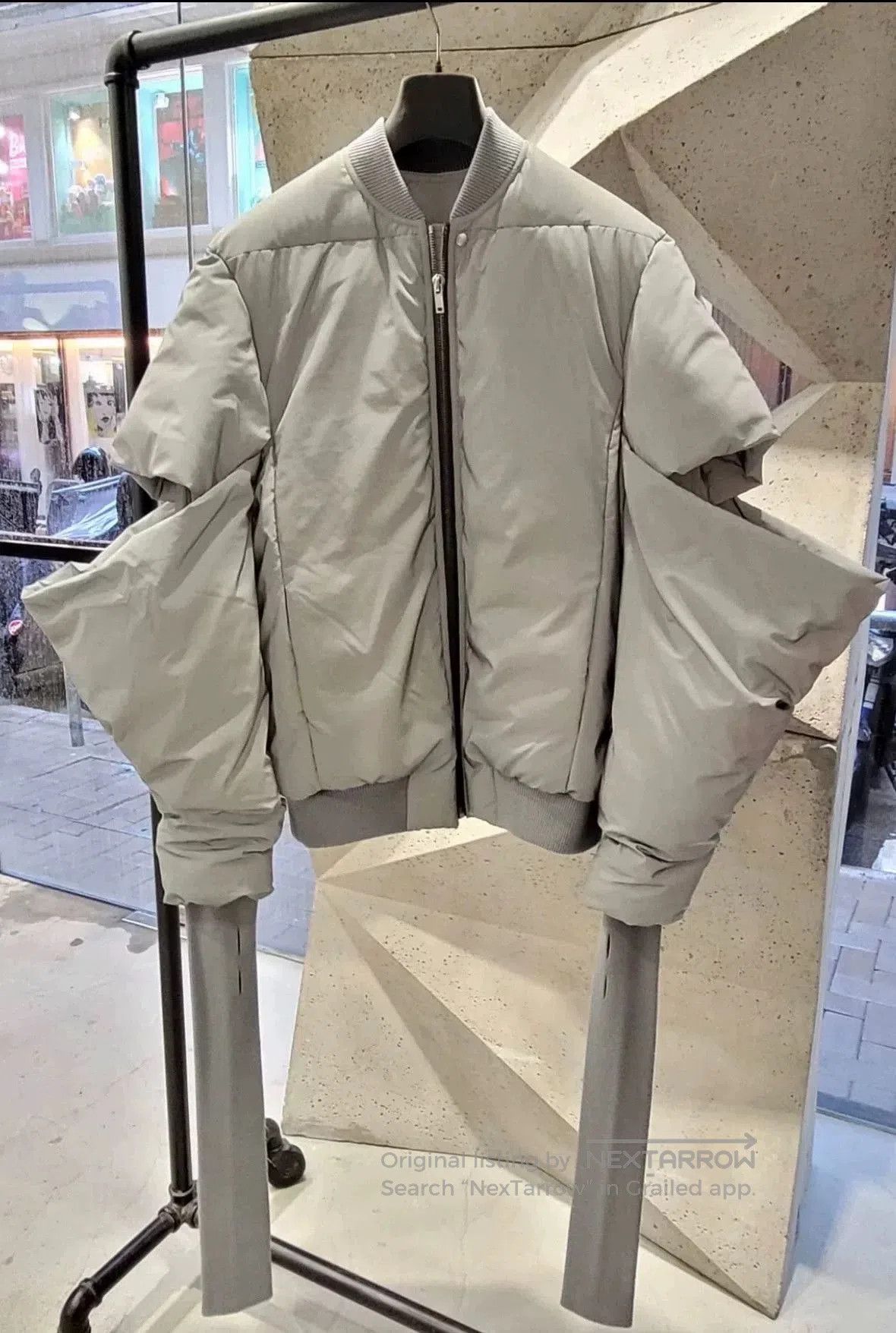 Rick Owens Rick Owens Stand Collar Zip Down Jacket. Size US M / EU 48-50 / 2 - 4 Thumbnail