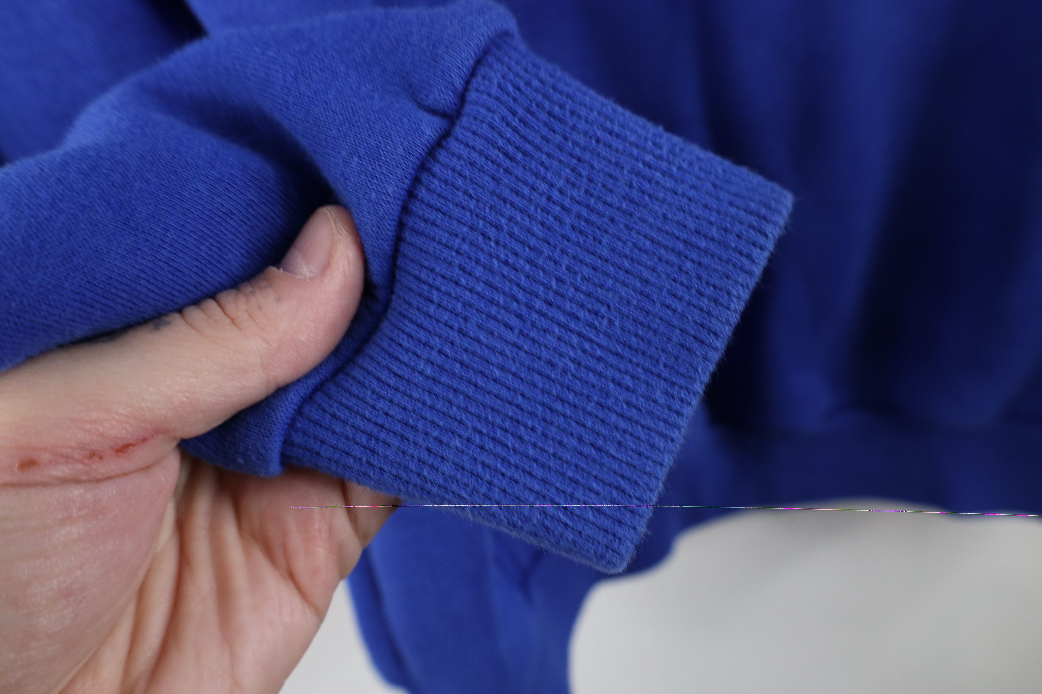 Vintage Vintage 90s Y2K Streetwear Hoodie Sweatshirt Royal Blue Size US M / EU 48-50 / 2 - 9 Thumbnail