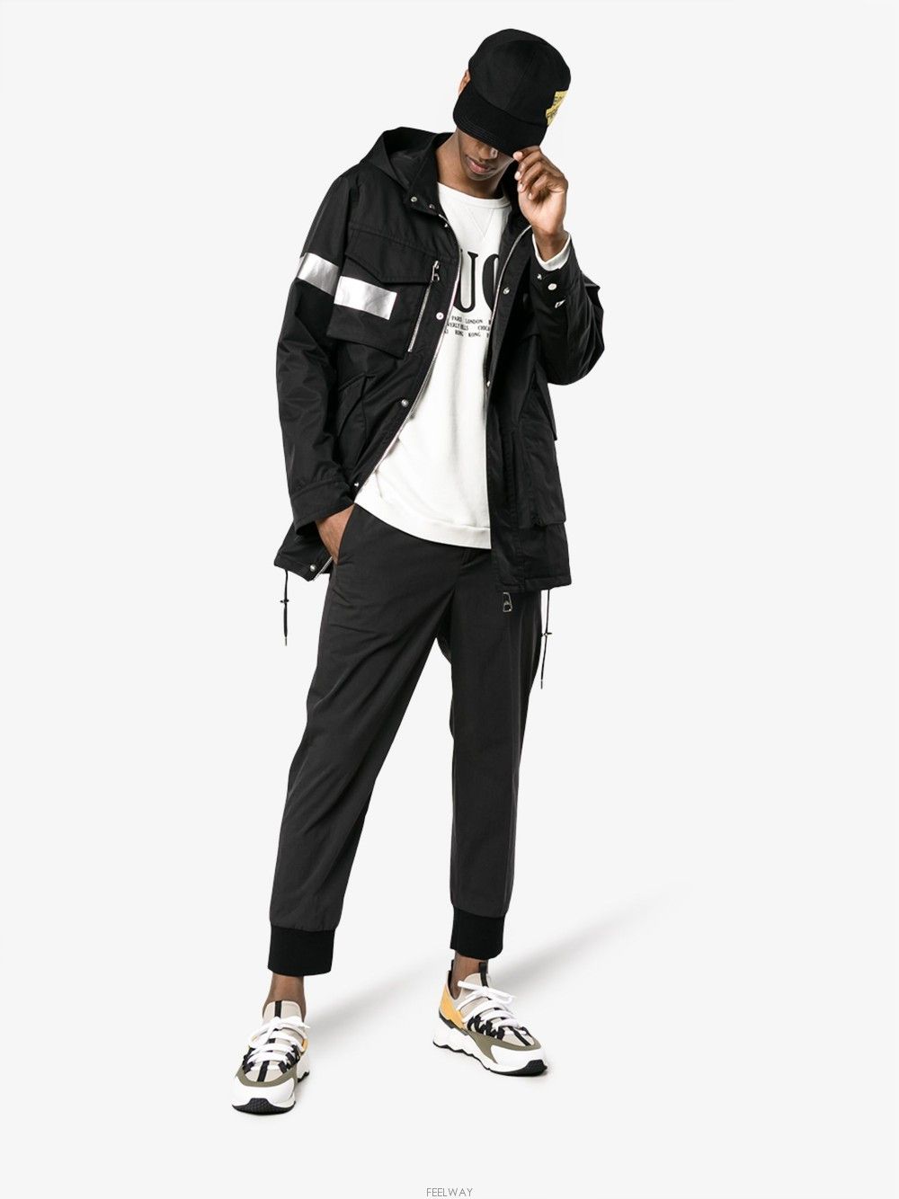 Neil Barrett Neil Barrett Reflective Hooded Parka Size US M / EU 48-50 / 2 - 6 Thumbnail