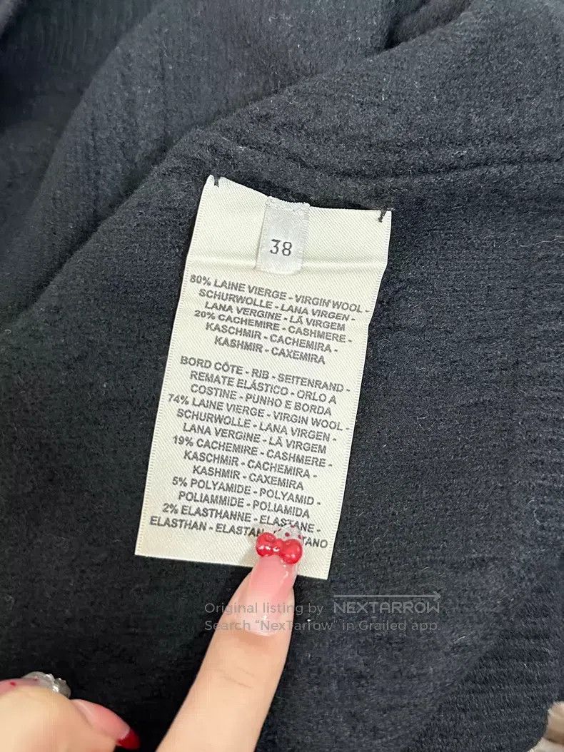 Hermes Hermes Black cashmere short-sleeved top Size XS / US 0-2 / IT 36-38 - 4 Thumbnail