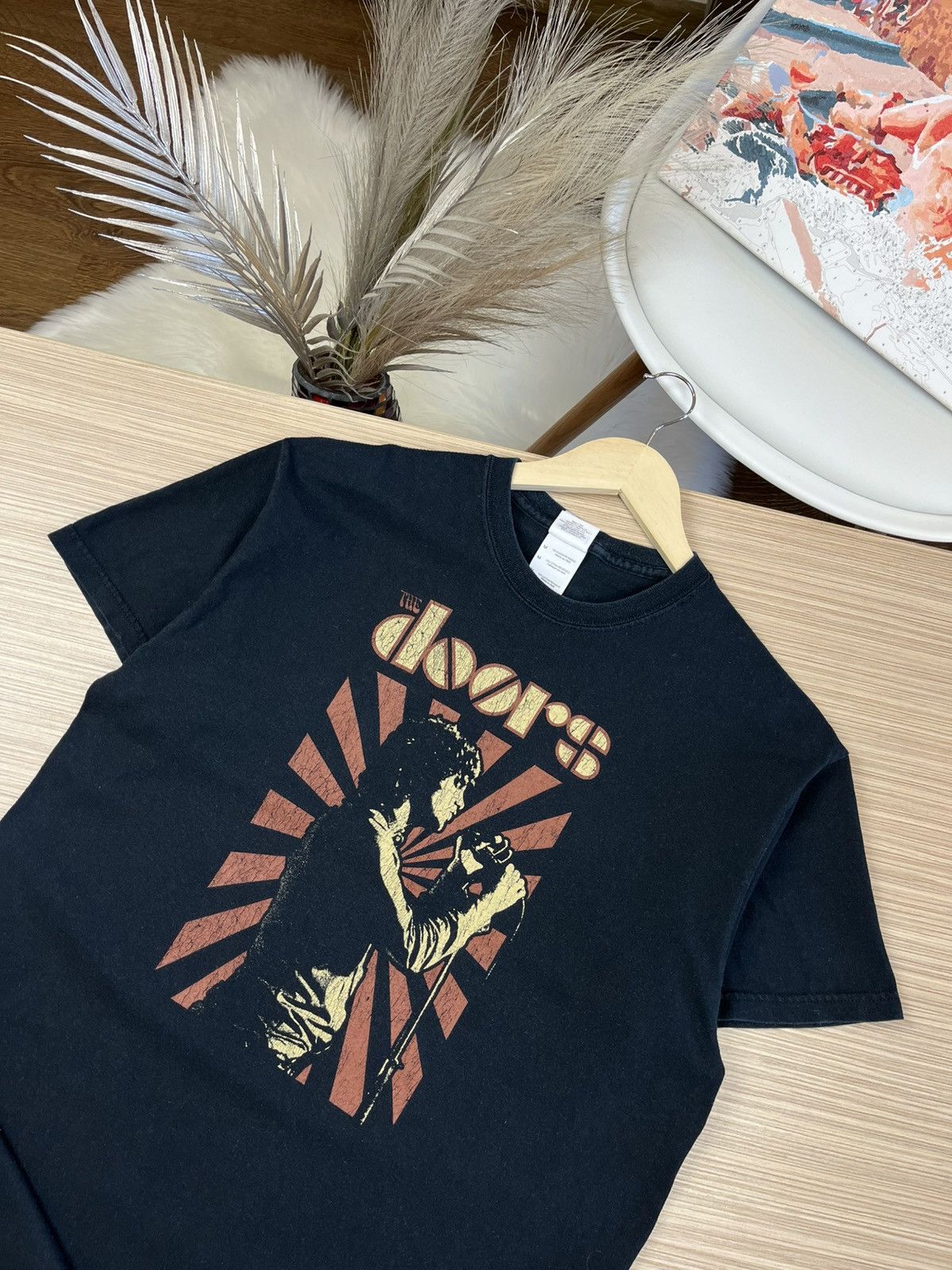Band Tees × Vintage Vintage The Doors Rock Band Tee Jim Morrison Art Graphic Size US M / EU 48-50 / 2 - 2 Thumbnail