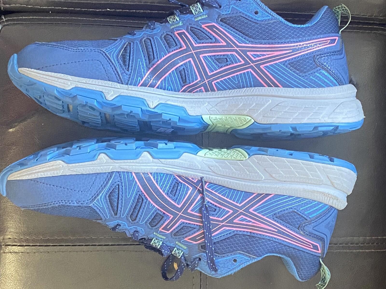 Asics Asics Womens 12 Gel Venture 7 Sneakers 1012A476 Shoes Purpl Size US 12 / IT 42 - 3 Thumbnail