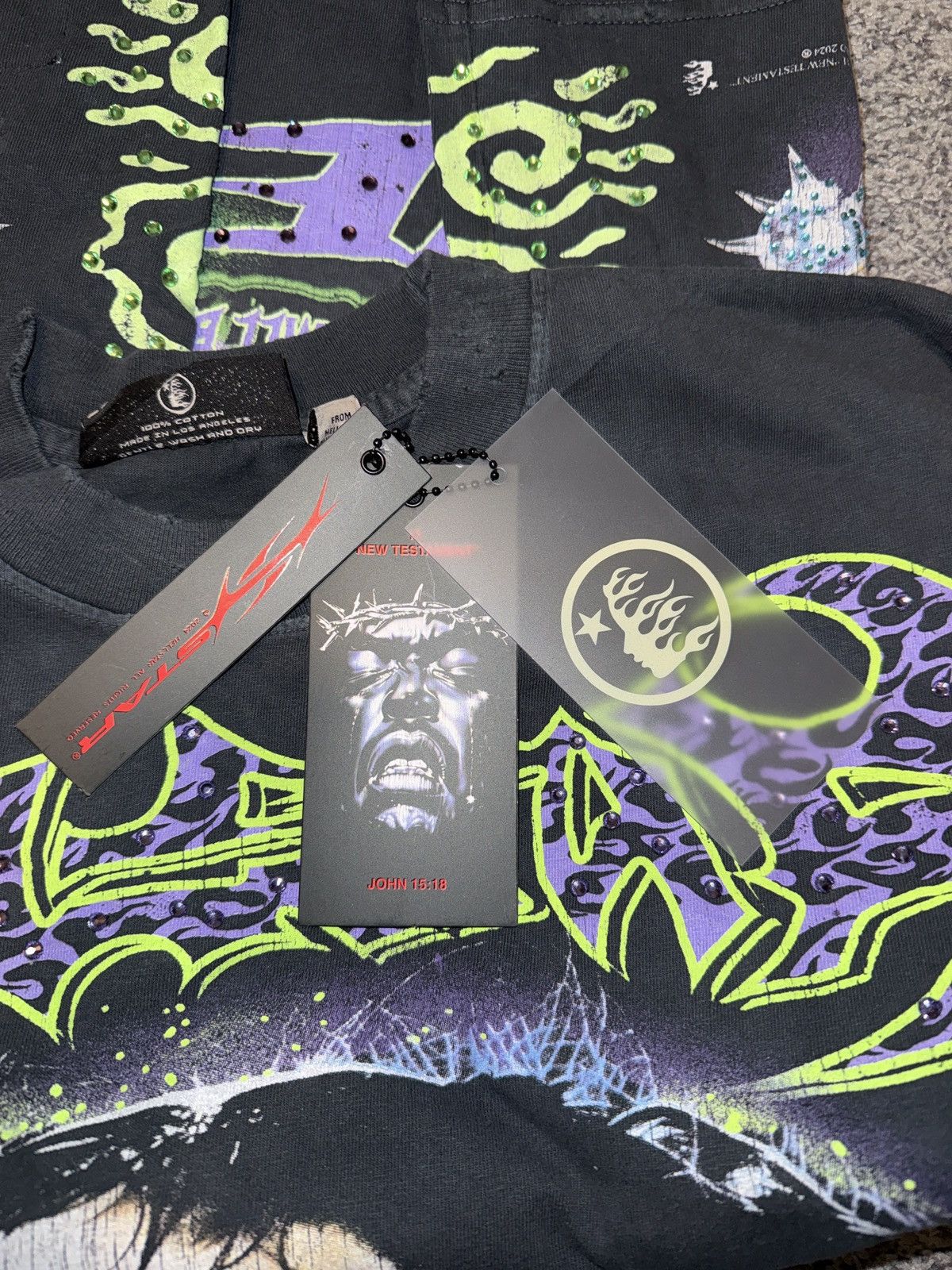 HELLSTAR Absolute Grail - Hellstar AMEN Tee (sz Small) Size US S / EU 44-46 / 1 - 5 Thumbnail