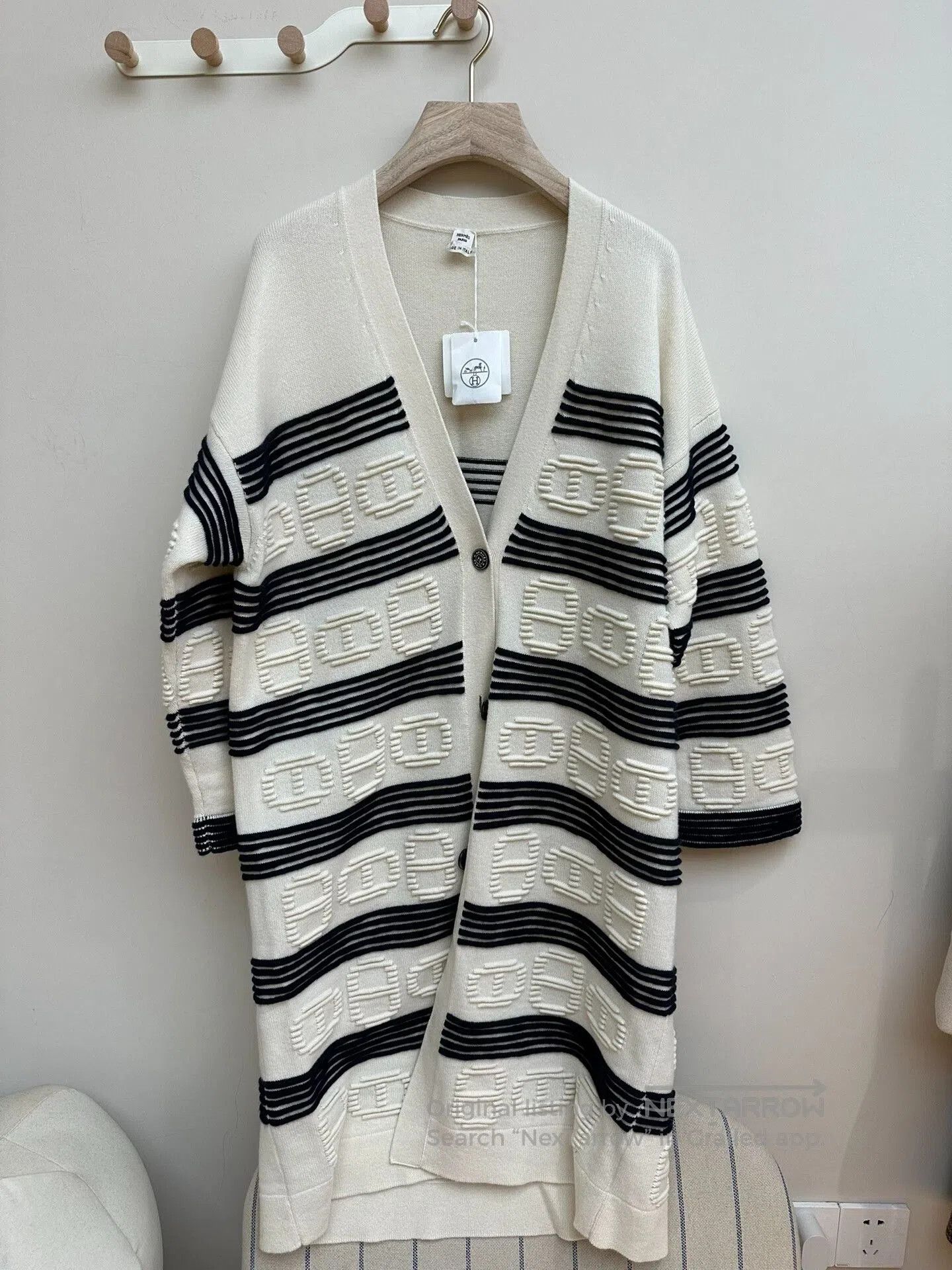 Hermes Hermes Pig Nose Pattern Sweater. Size US XS / EU 42 / 0 - 1 Thumbnail