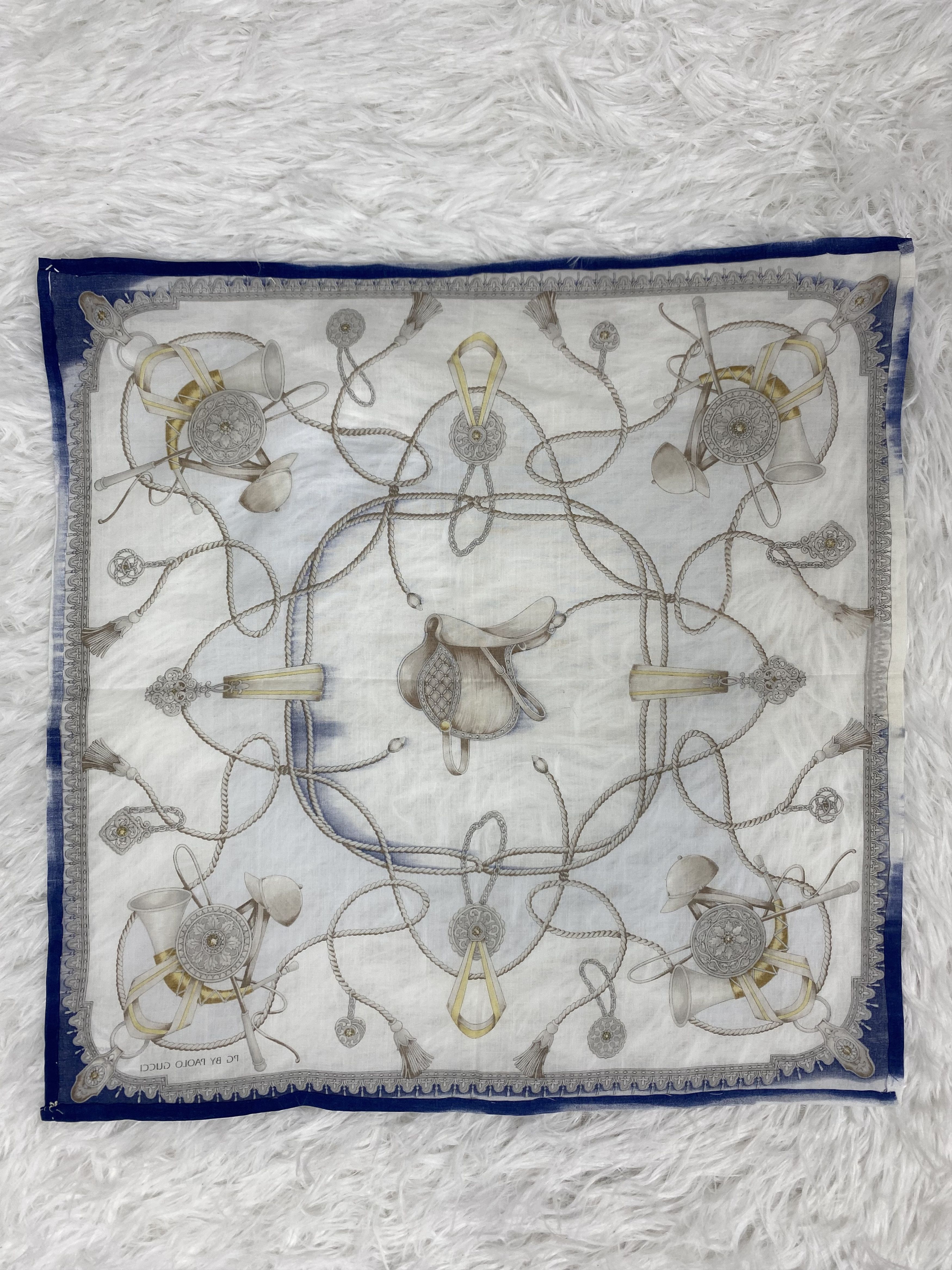 Paolo Gucci Vintage Paolo Gucci Handkerchief PH0087 Size ONE SIZE - 4 Thumbnail