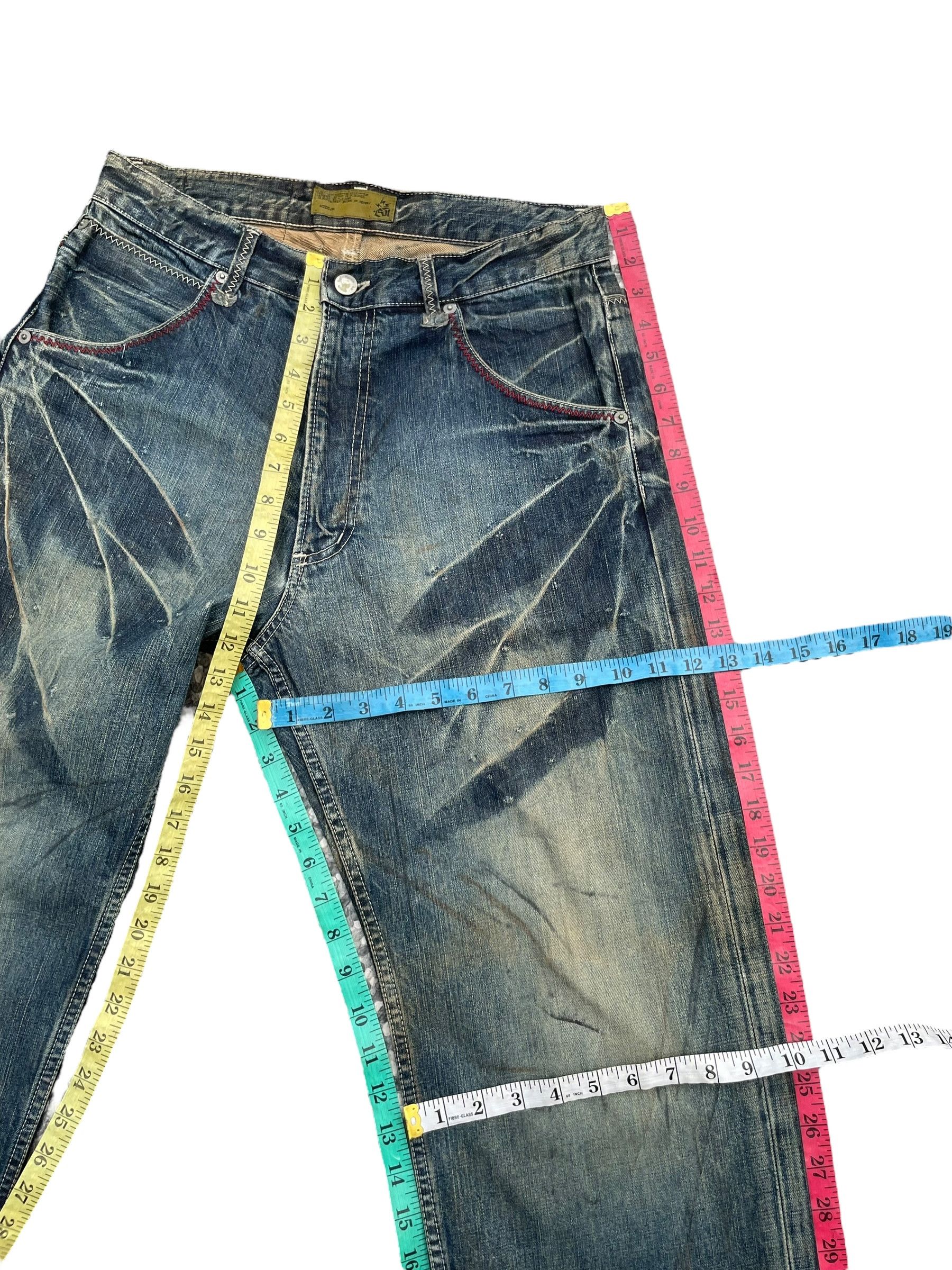 BAL × Japanese Brand Bal Denim Faded Distresed Denim Size US 31 - 8 Thumbnail