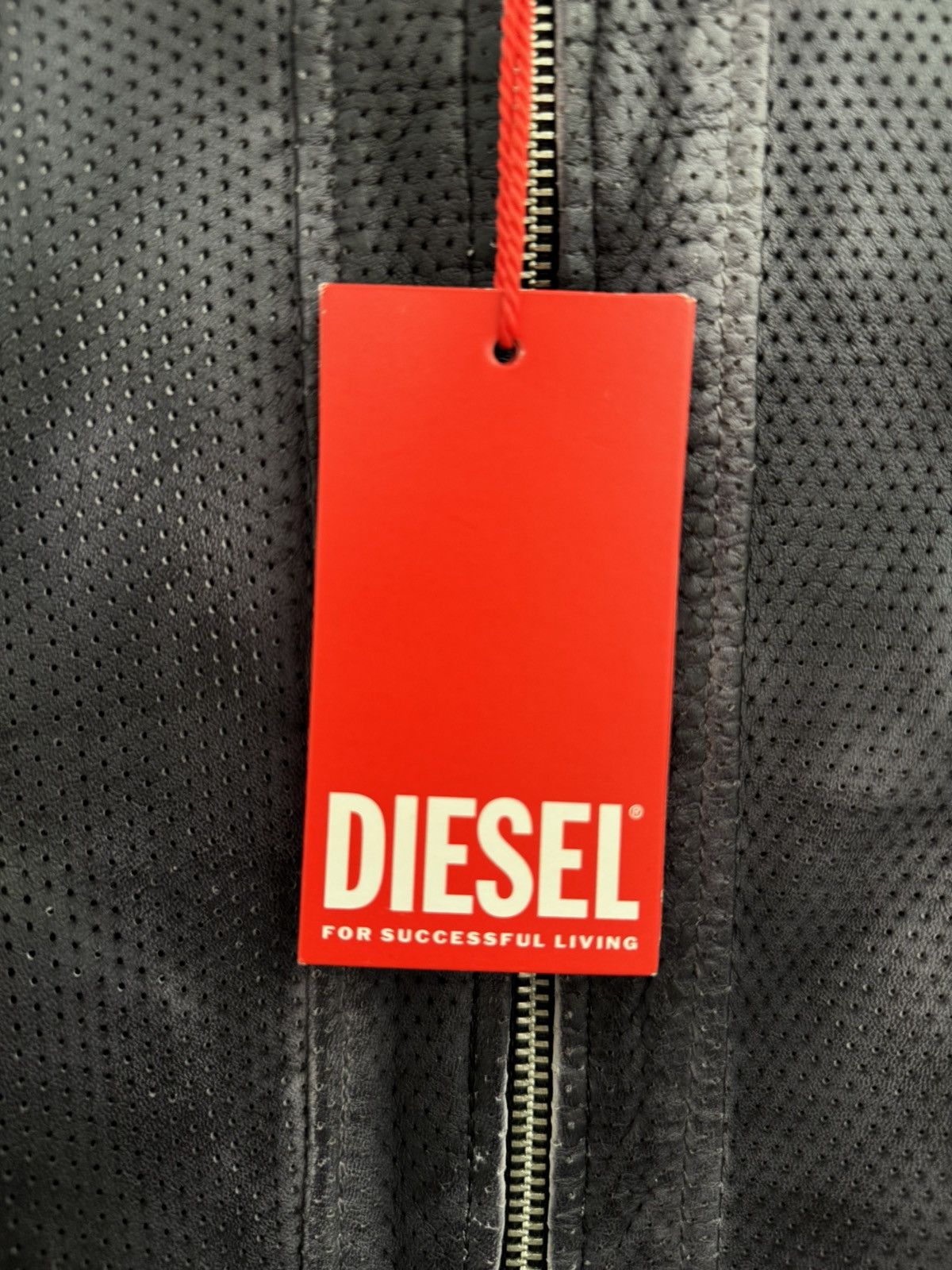 Diesel Panelled perforated-leather jacket Size XS / US 0-2 / IT 36-38 - 2 Thumbnail