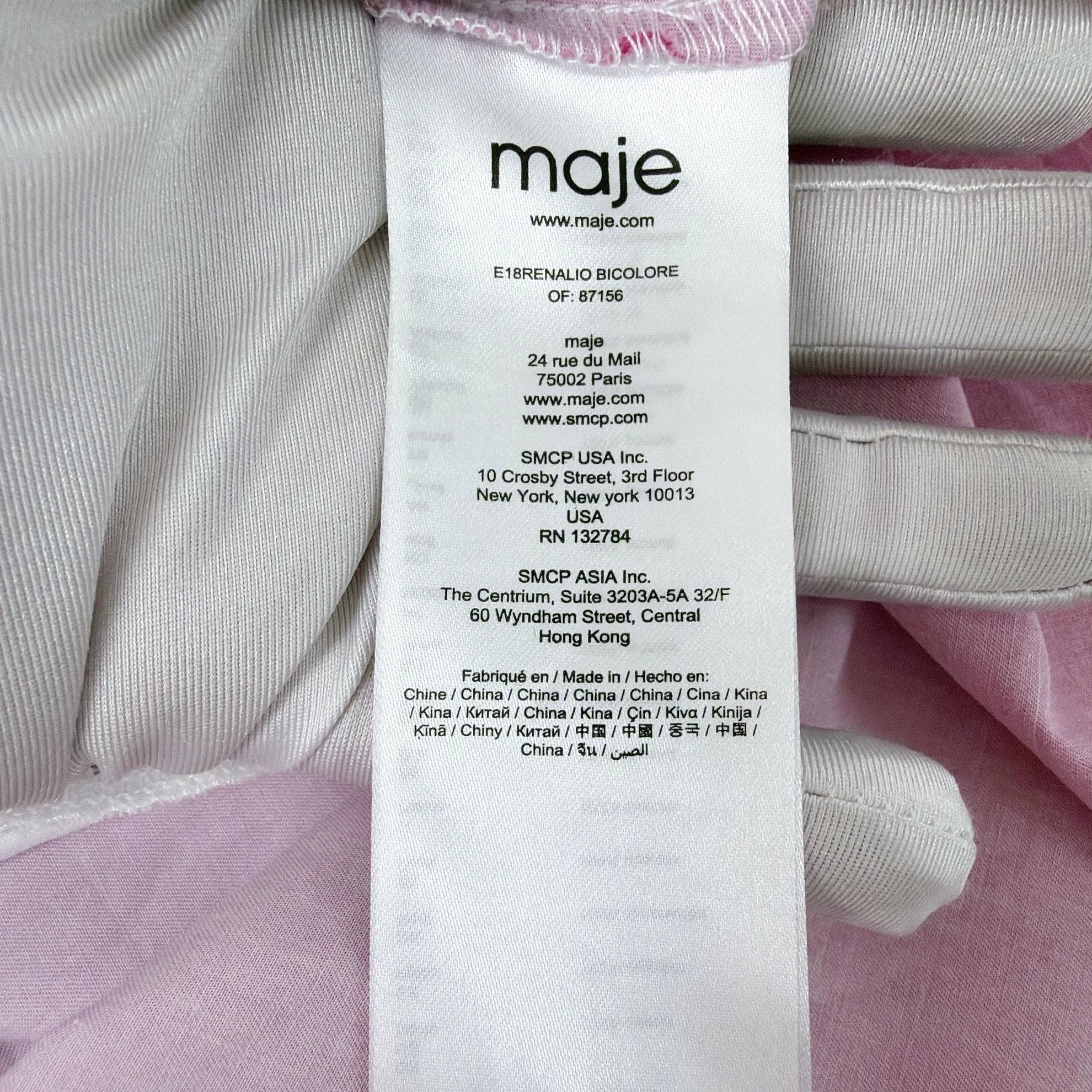 Maje Maje women's color-blocked dress 1 Size S / US 4 / IT 40 - 8 Thumbnail