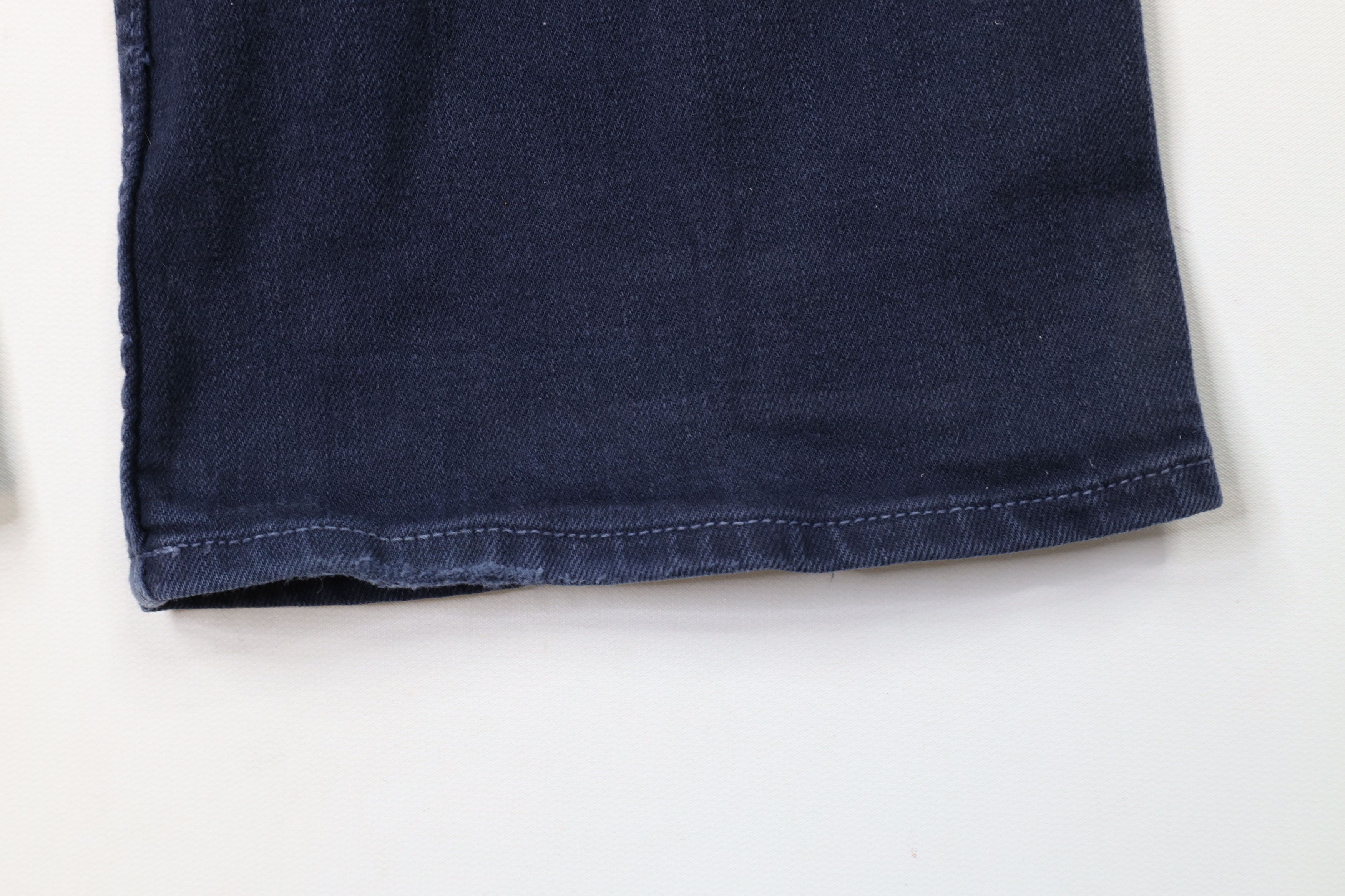 Vintage Hudson Jeans Flared Bootcut Stretch Denim Jeans Navy Blue Size 28" / US 6 / IT 42 - 12 Thumbnail