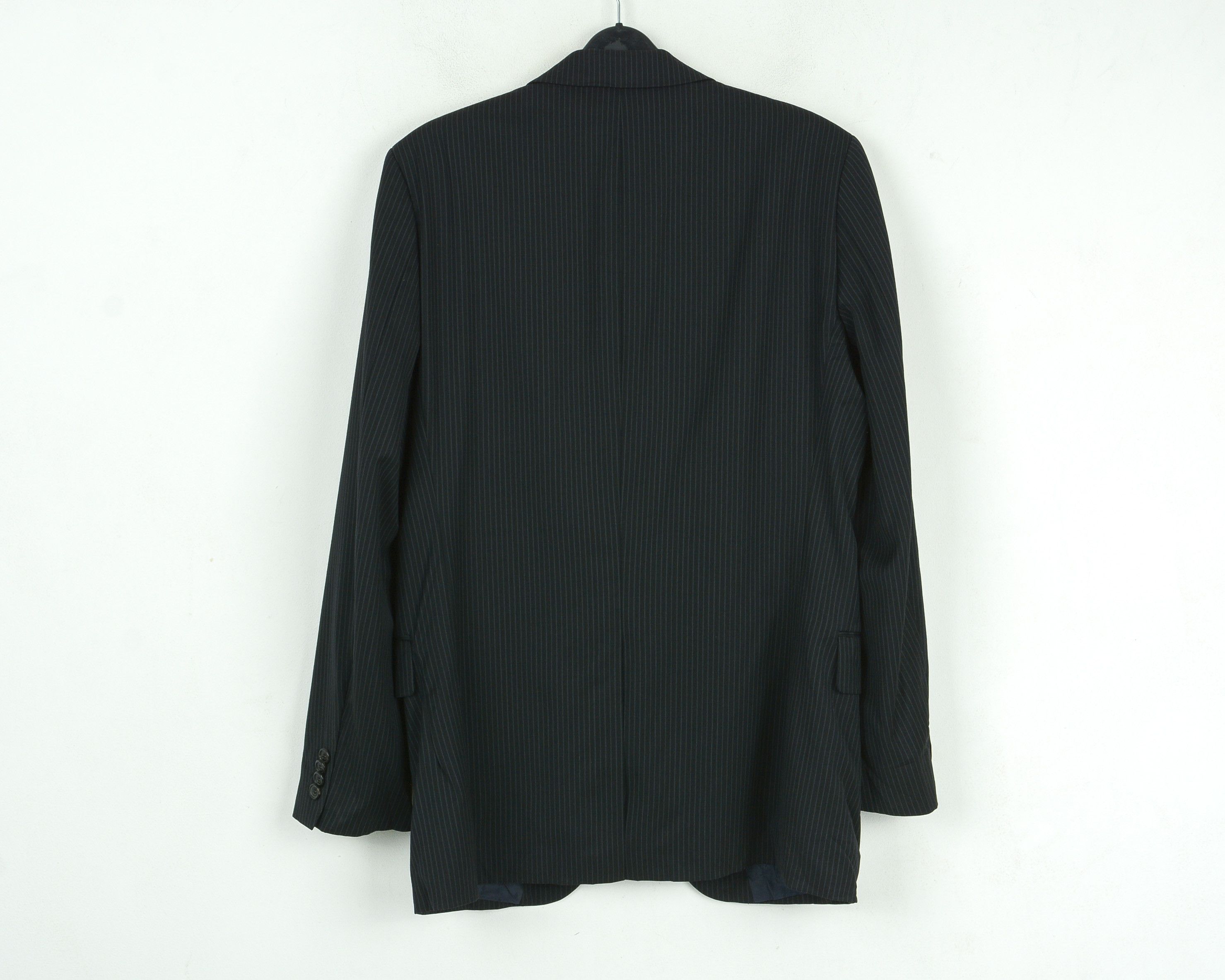 Hugo Boss Blazer Virgin Wool Pinstriped Jacket US 38 Sport Coat Size 38R - 3 Thumbnail