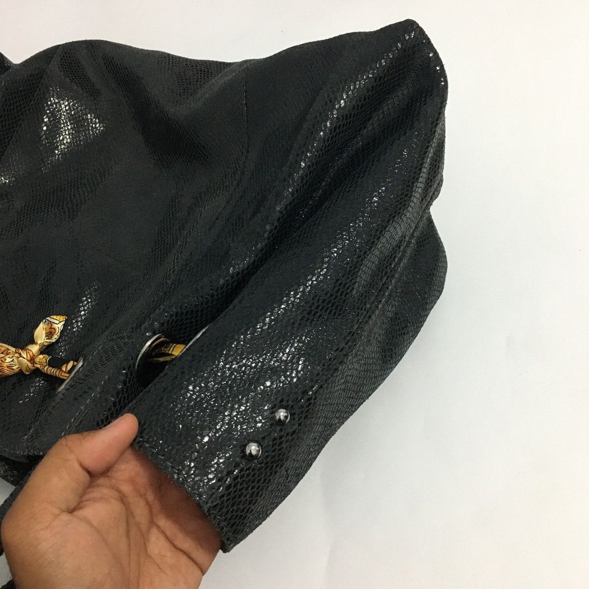 Marni Marni Big Buddha Faux Snake Skin Leather Shoulder Bag Size ONE SIZE - 9 Thumbnail
