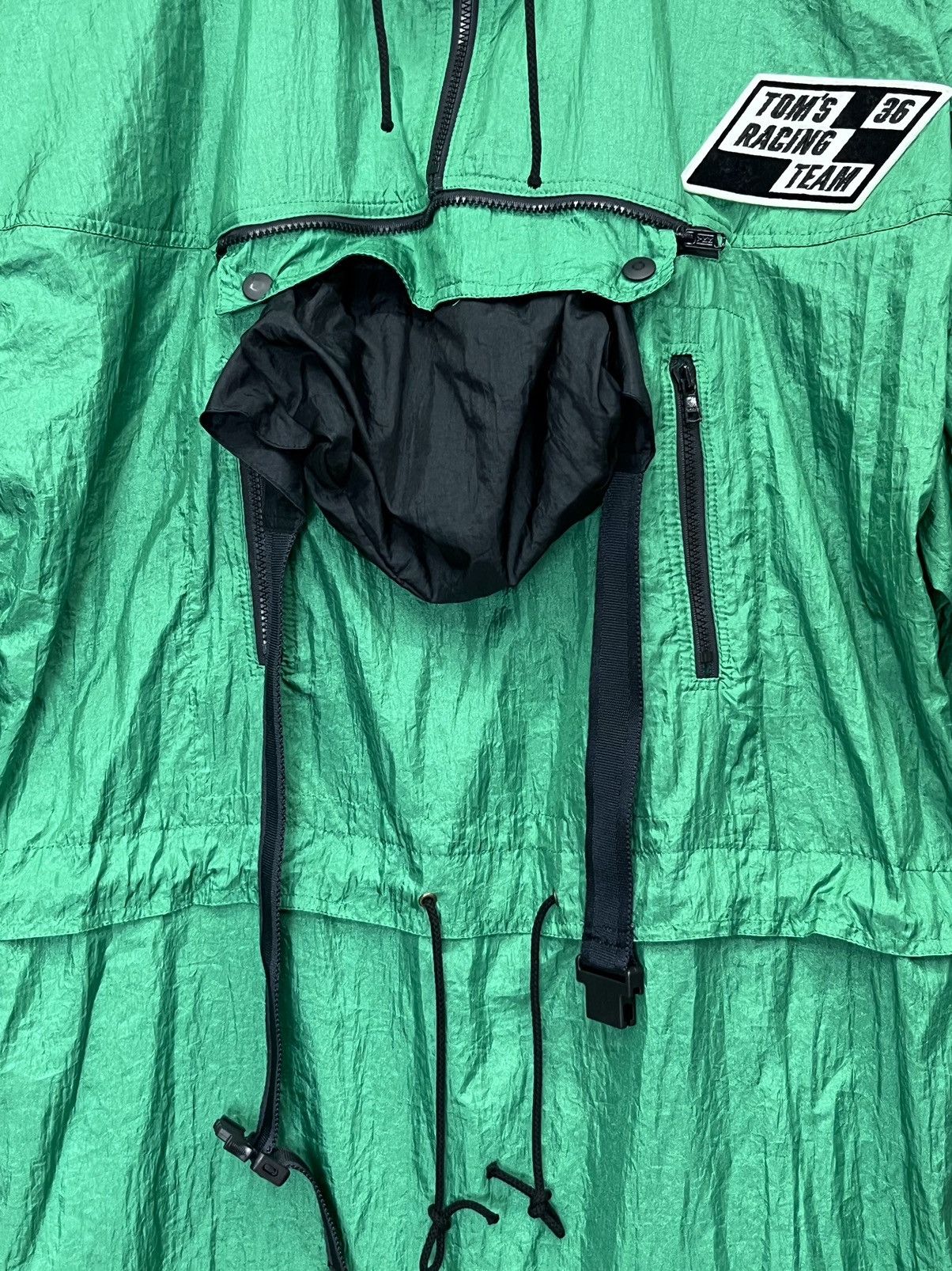 Formula 1 🇯🇵RARE🔥90’s TOM’S RACING Pocketable PouchBag Hoodie Parka Size US L / EU 52-54 / 3 - 10 Thumbnail
