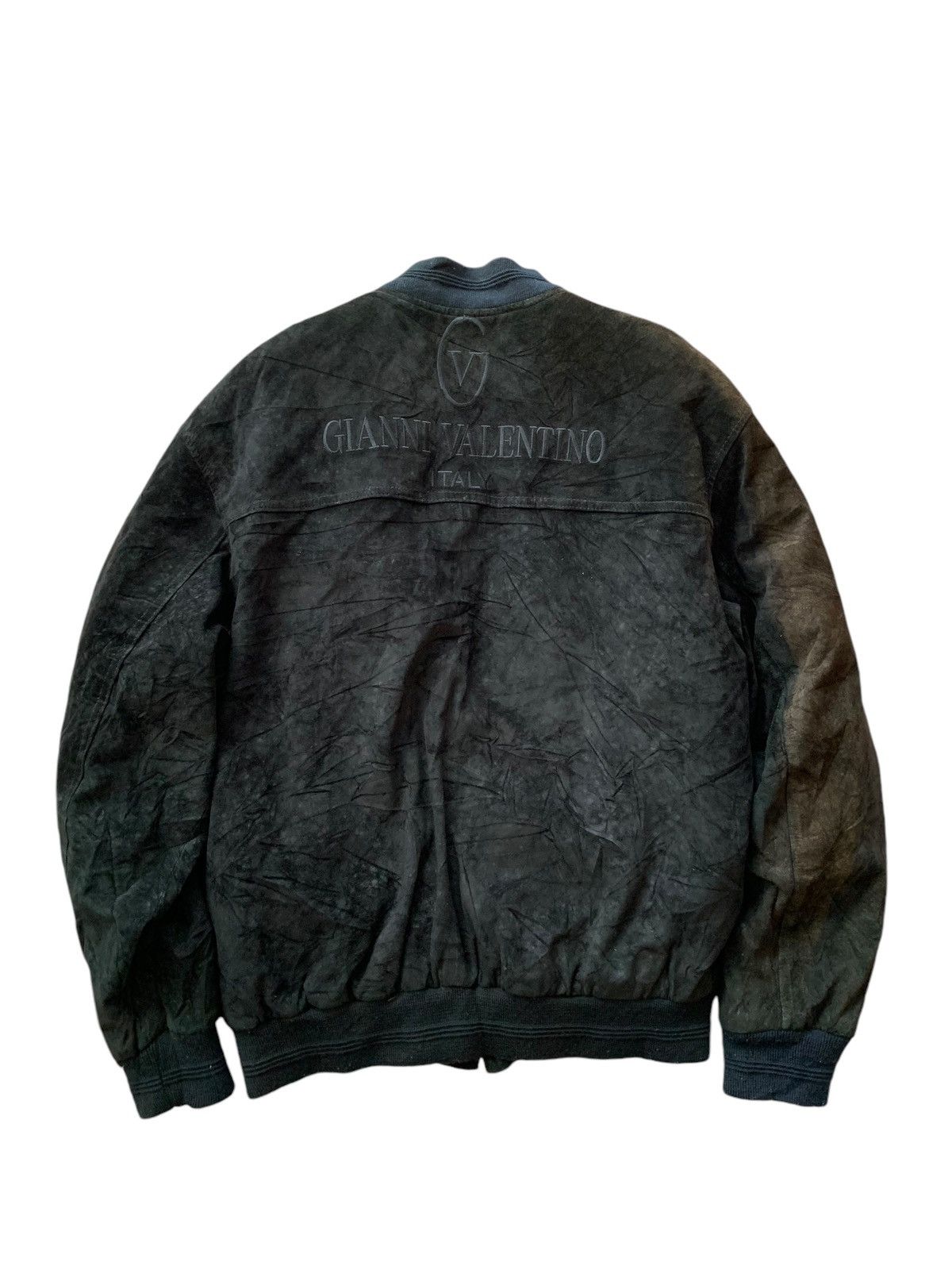 Giovanni Valentino × Valentino 🔥GIANNI VELENTINO LEATHER BOMBER JACKETS Size US L / EU 52-54 / 3 - 5 Thumbnail