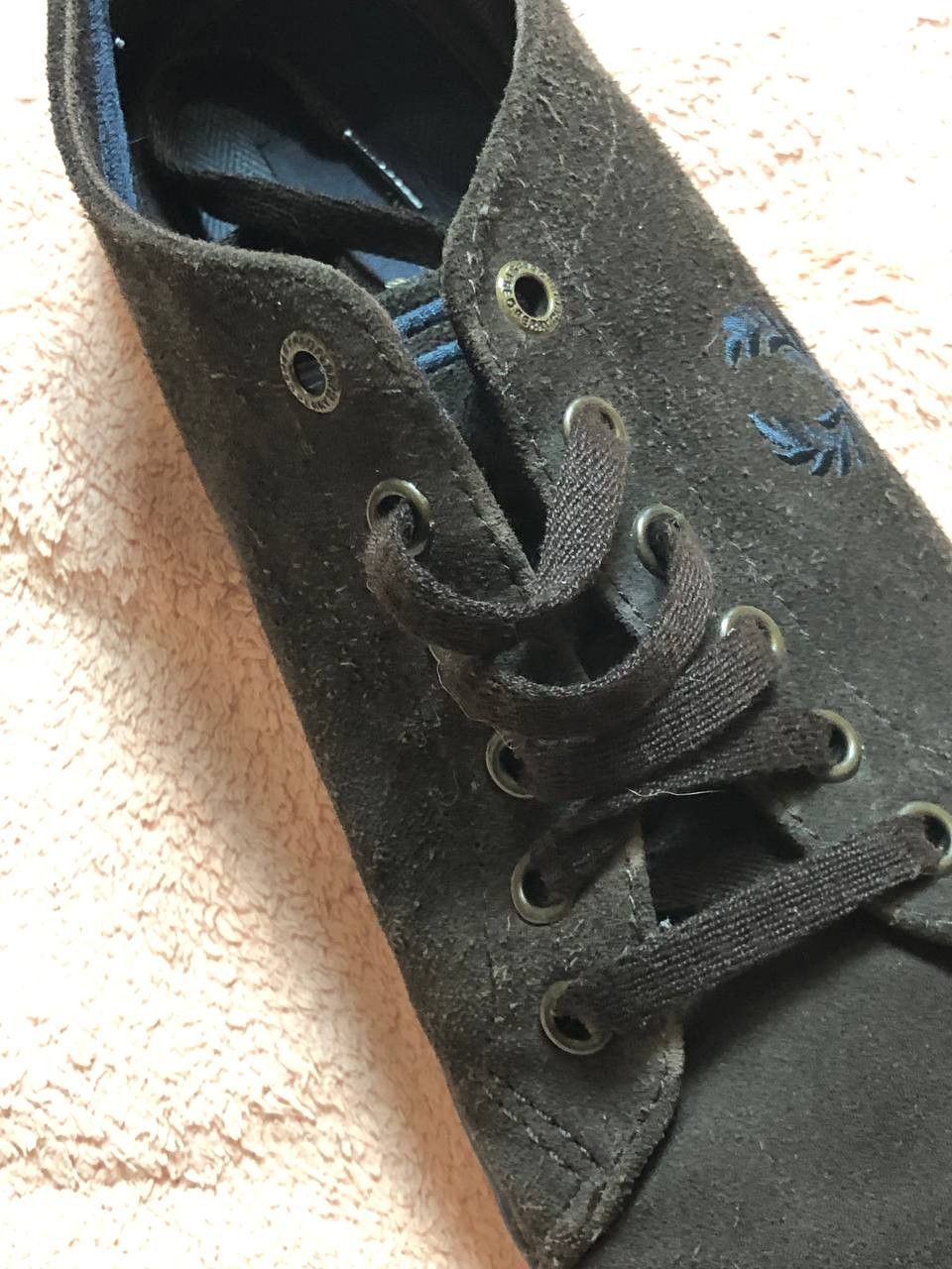 Fred Perry Vintage Low-Top Sneakers brown logo Fred Perry crazy Y2K Size US 8 / EU 41 - 17 Thumbnail