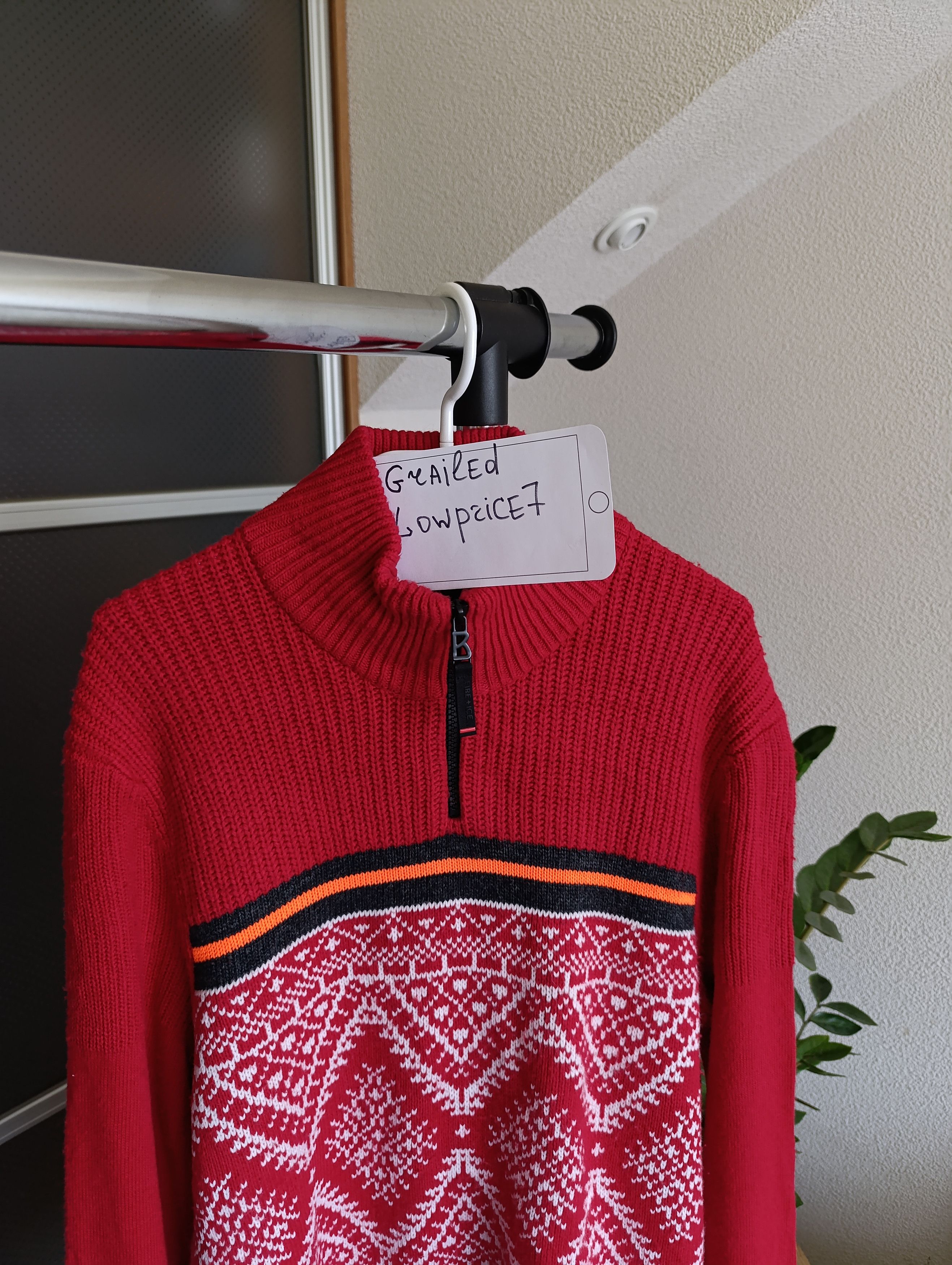 Bogner BOGNER FIRE & ICE MENS WOOL BLEND ZIP KNIT SWEATER PULLOVER Size US XL / EU 56 / 4 - 19 Thumbnail