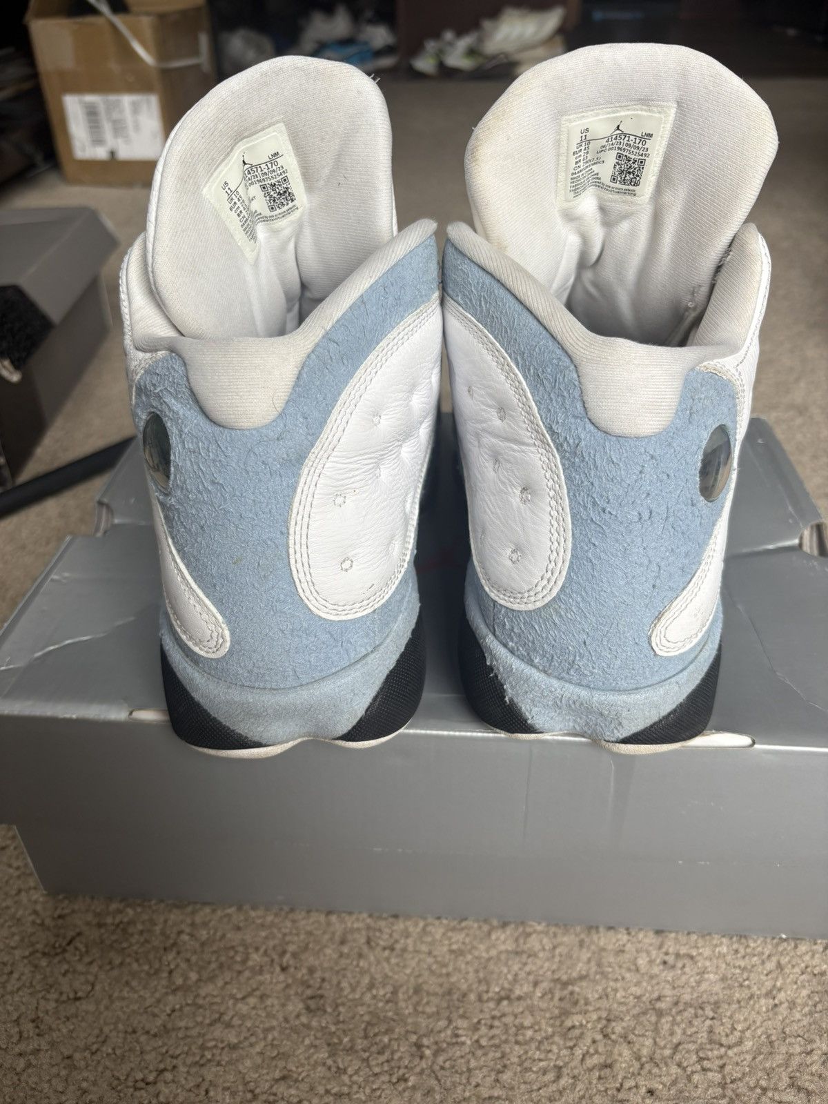 Jordan Brand Air jordan 13 blue grey sneakers size 13 Size US 11 / EU 44 - 5 Thumbnail