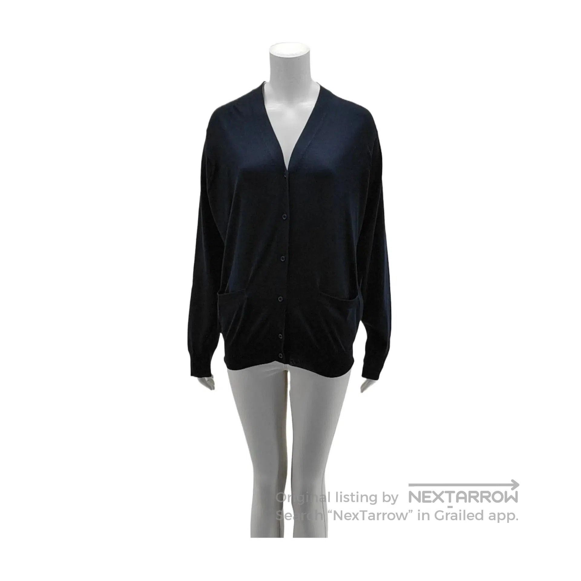 Prada Prada Virgin Wool V-Neck Cardigan. Size S / US 4 / IT 40 - 1 Thumbnail