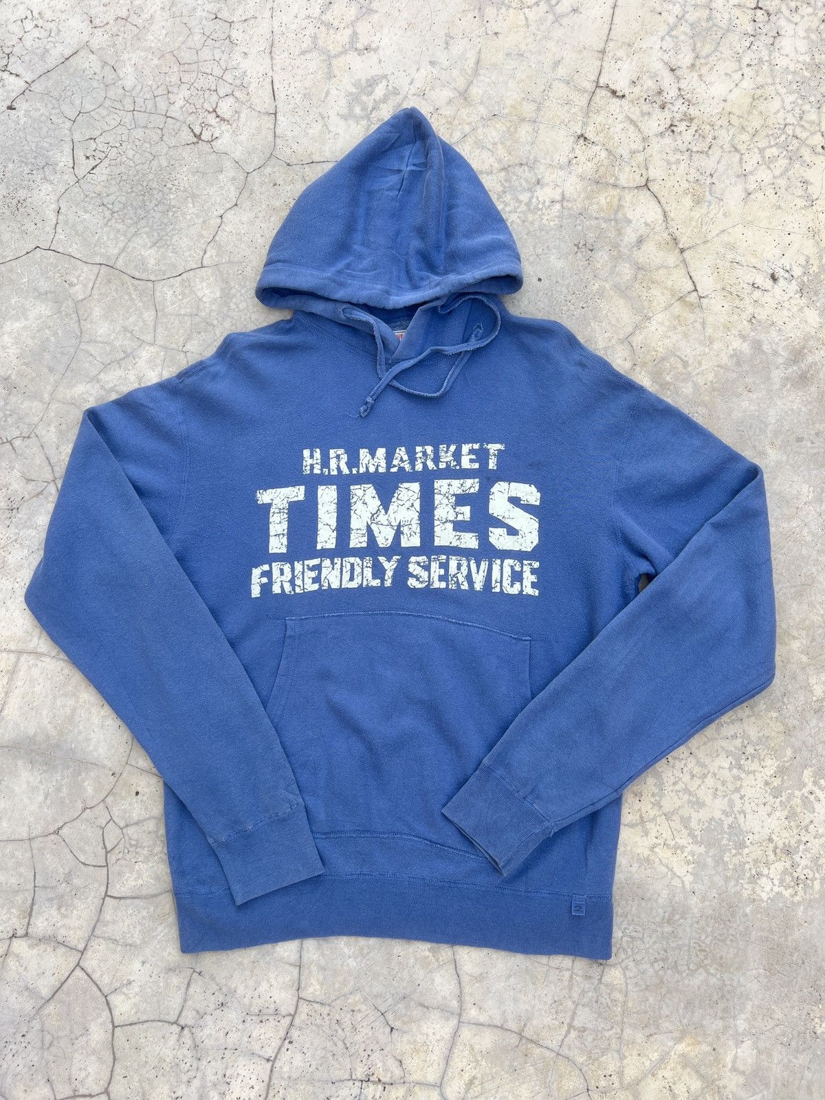 Blue Blue Japan HR MARKET Spell Out Classic Hoodie Size US L / EU 52-54 / 3 - 1 Thumbnail