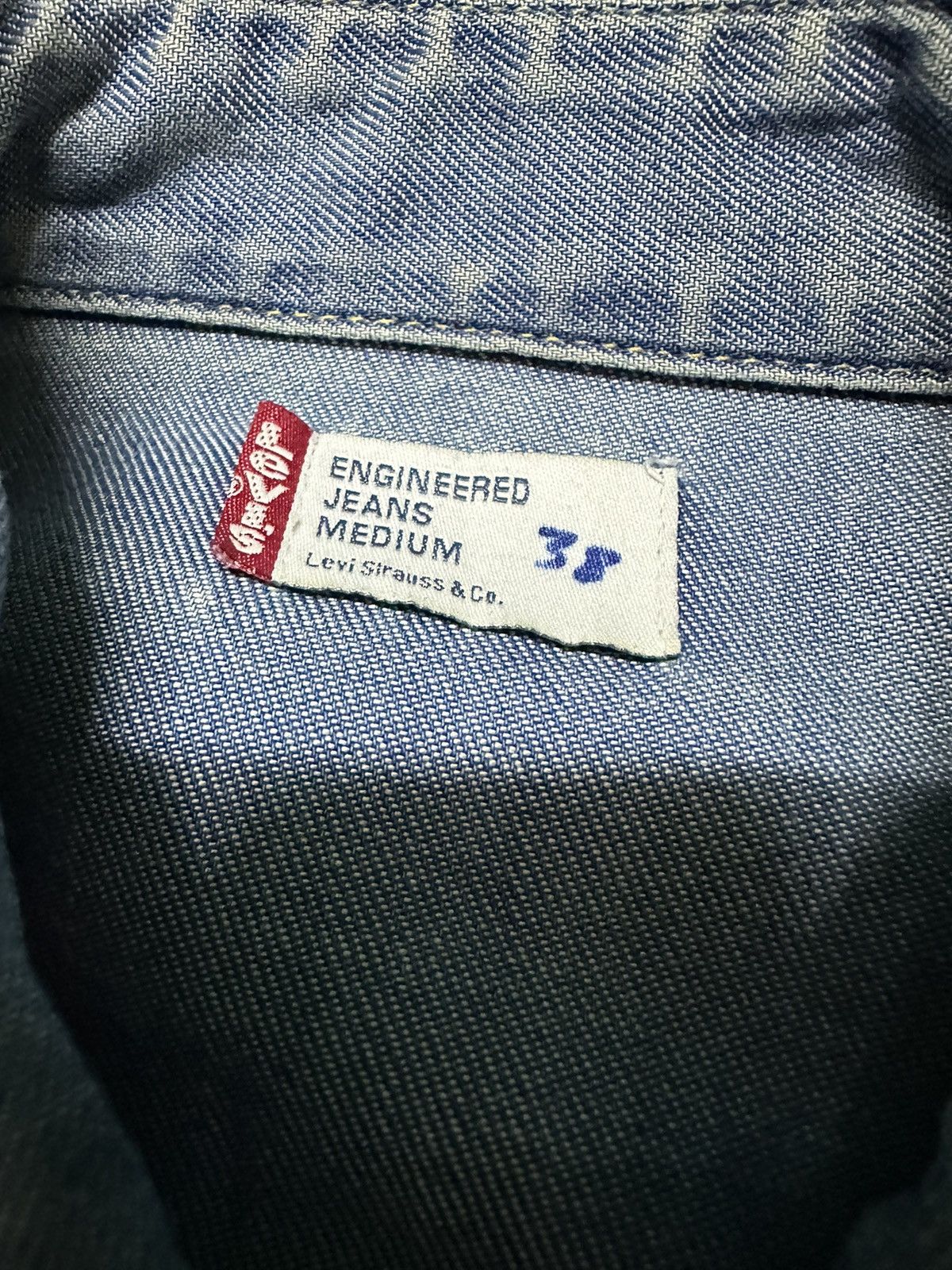 Levi's Vtg levis enginer denim shirt button down Size US M / EU 48-50 / 2 - 3 Thumbnail