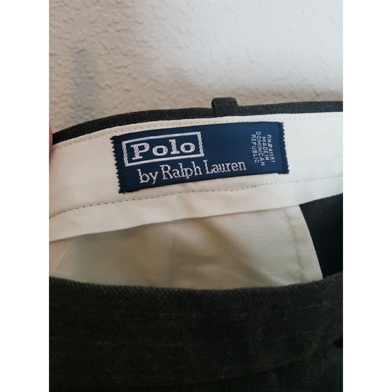 Polo Ralph Lauren Mens Polo Ralph Lauren Khaki Dress Pants 40x30 Black Size US 40 / EU 56 - 5 Thumbnail