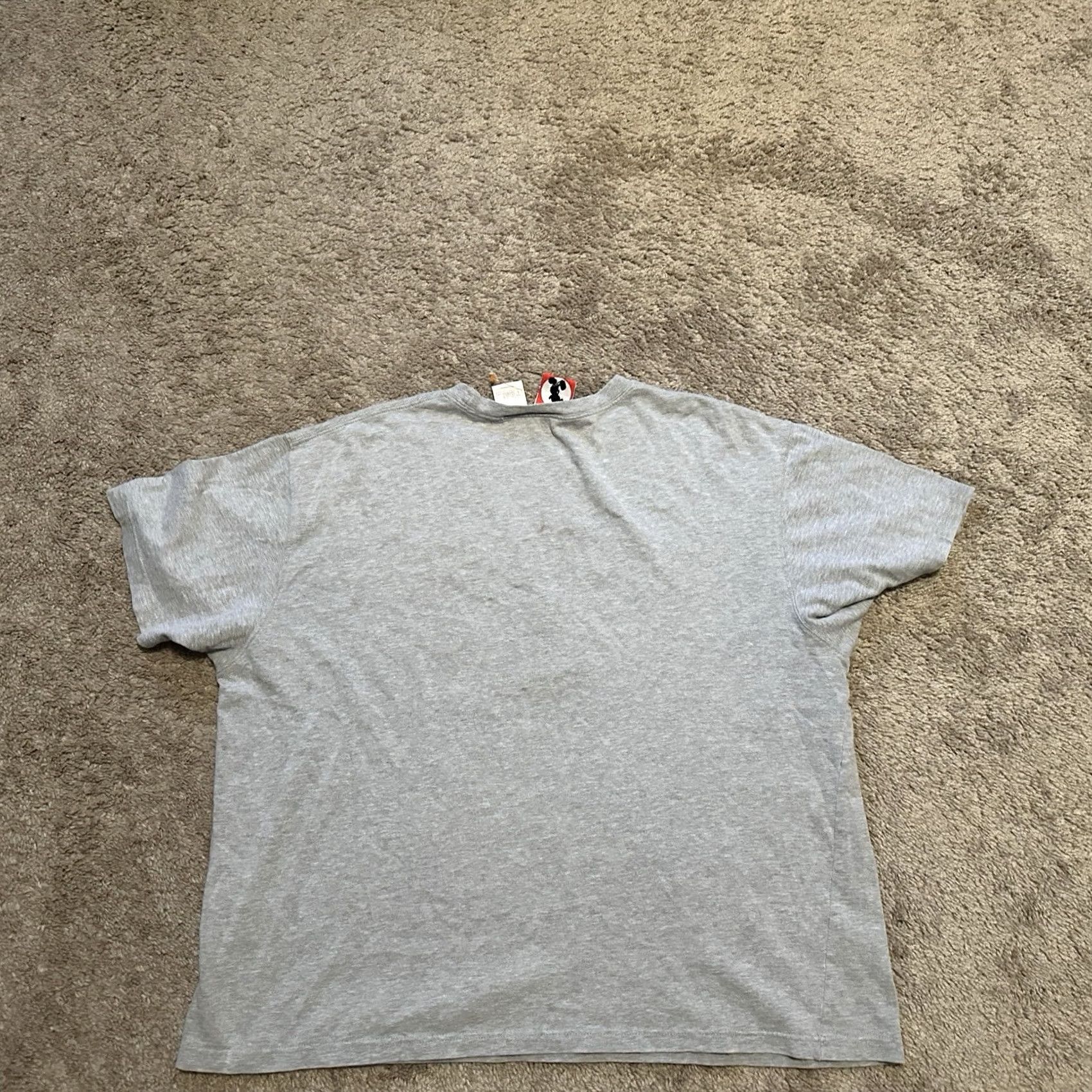 Disney VINTAGE Disney Mickey Mouse Embroidered Shirt Mens XL 90s Short Sleeve Gray Cotton Knit Size US L / EU 52-54 / 3 - 5 Thumbnail