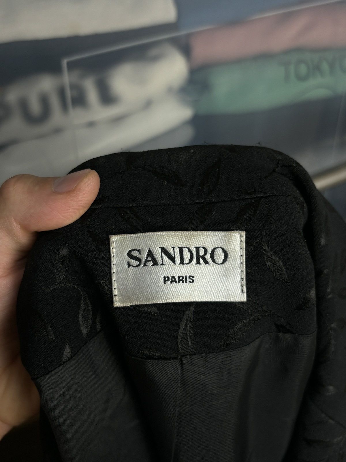 Sandro × Vintage Sandro Paris Vintage Blazer Jacket Size L / US 10 / IT 46 - 6 Thumbnail