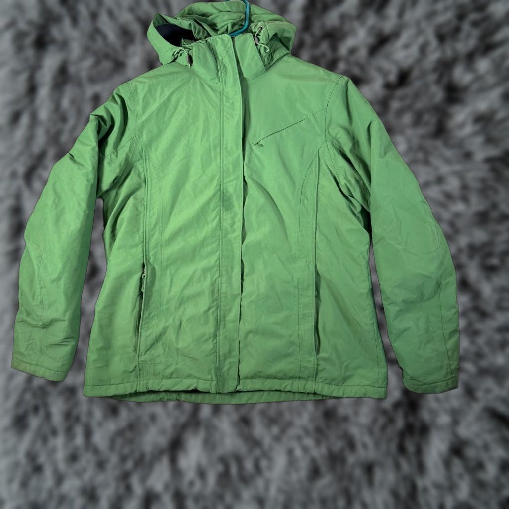 Lands' End Lands' End Jacket Boys Large Tall 14-16 Green The Squall Waterproof Hooded Ski Size XL / US 12-14 / IT 48-50 - 1 Thumbnail