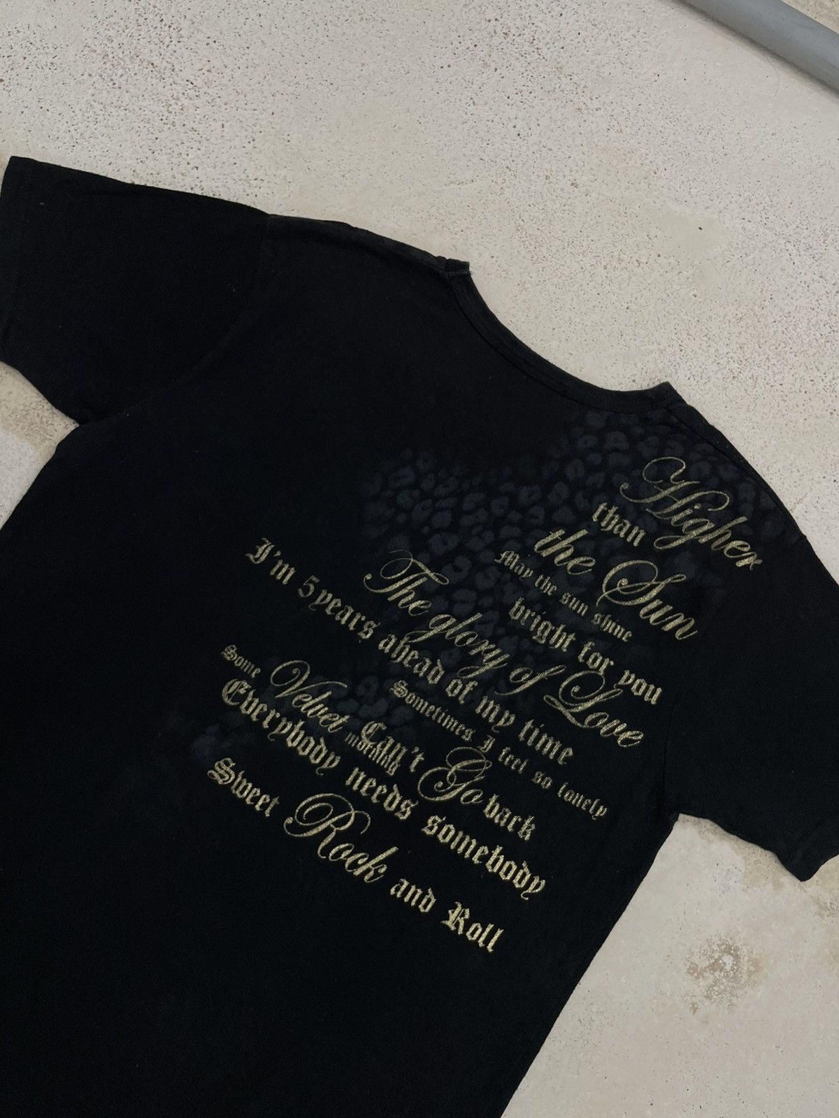 Hysteric Glamour Clash Ahead Y2K Poem Wording Affliction Golden Glory Size US M / EU 48-50 / 2 - 8 Thumbnail