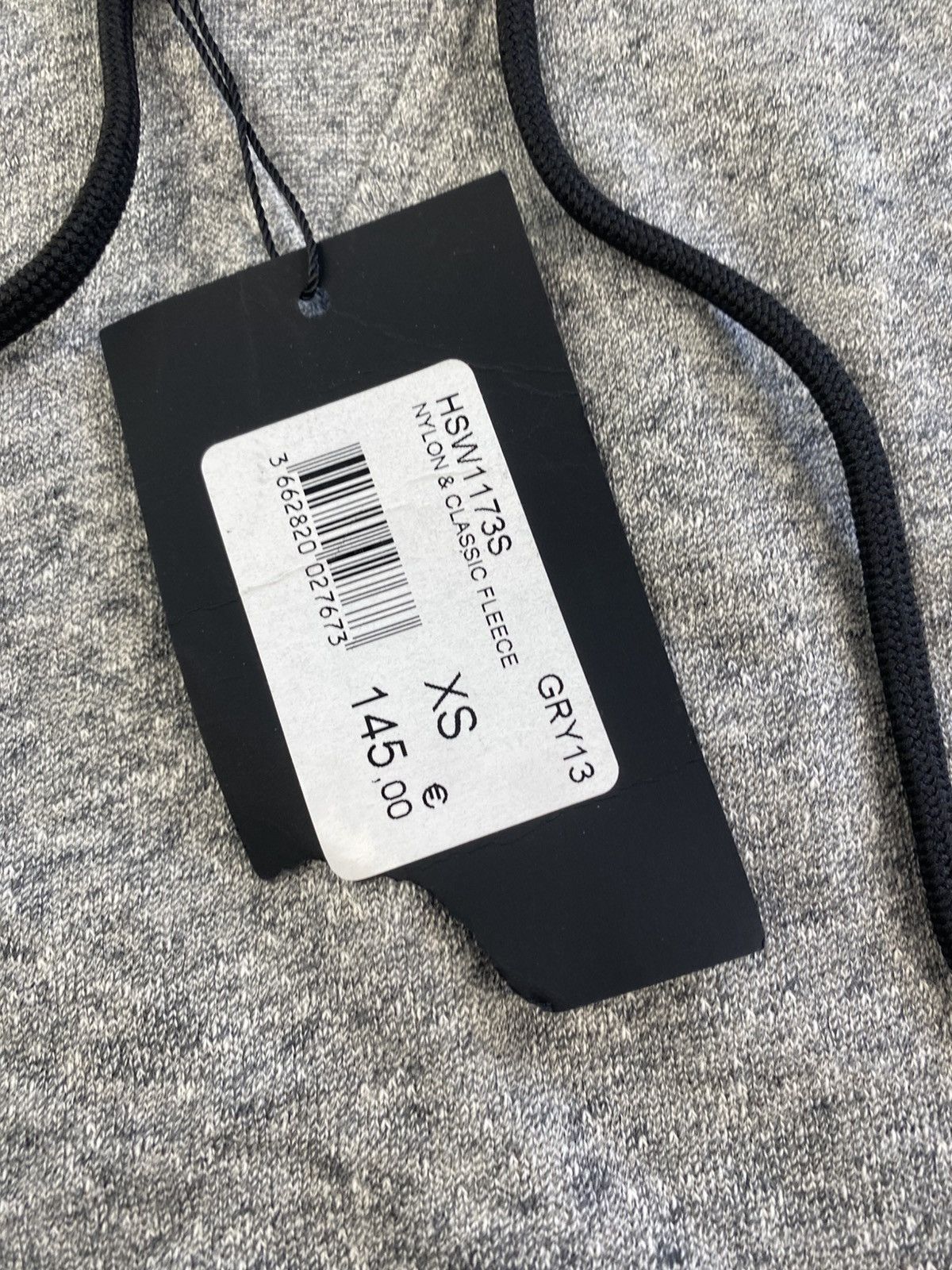 The Kooples The Kooples Melange Hoodie with Black Nylon Details Size: XS Size US XS / EU 42 / 0 - 4 Thumbnail