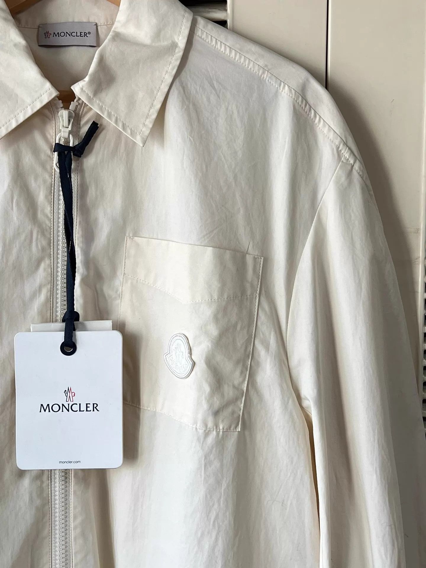Moncler Moncler Women's Ivory Long-Sleeve Shirt 38 Size XS / US 0-2 / IT 36-38 - 4 Thumbnail