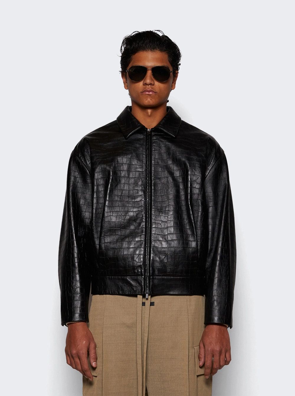 Fear of God o1mle0326 Cropped Jacket in Black Size US L / EU 52-54 / 3 - 2 Thumbnail